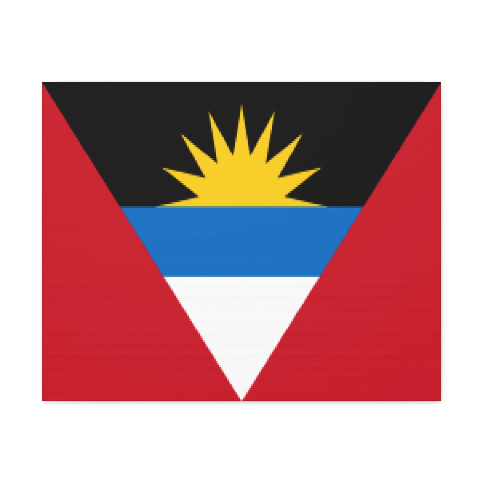 Antigua and Barbuda Country Flag Canvas Vibrant Wall Art Unframed Home Decor-Express Your Love Gifts