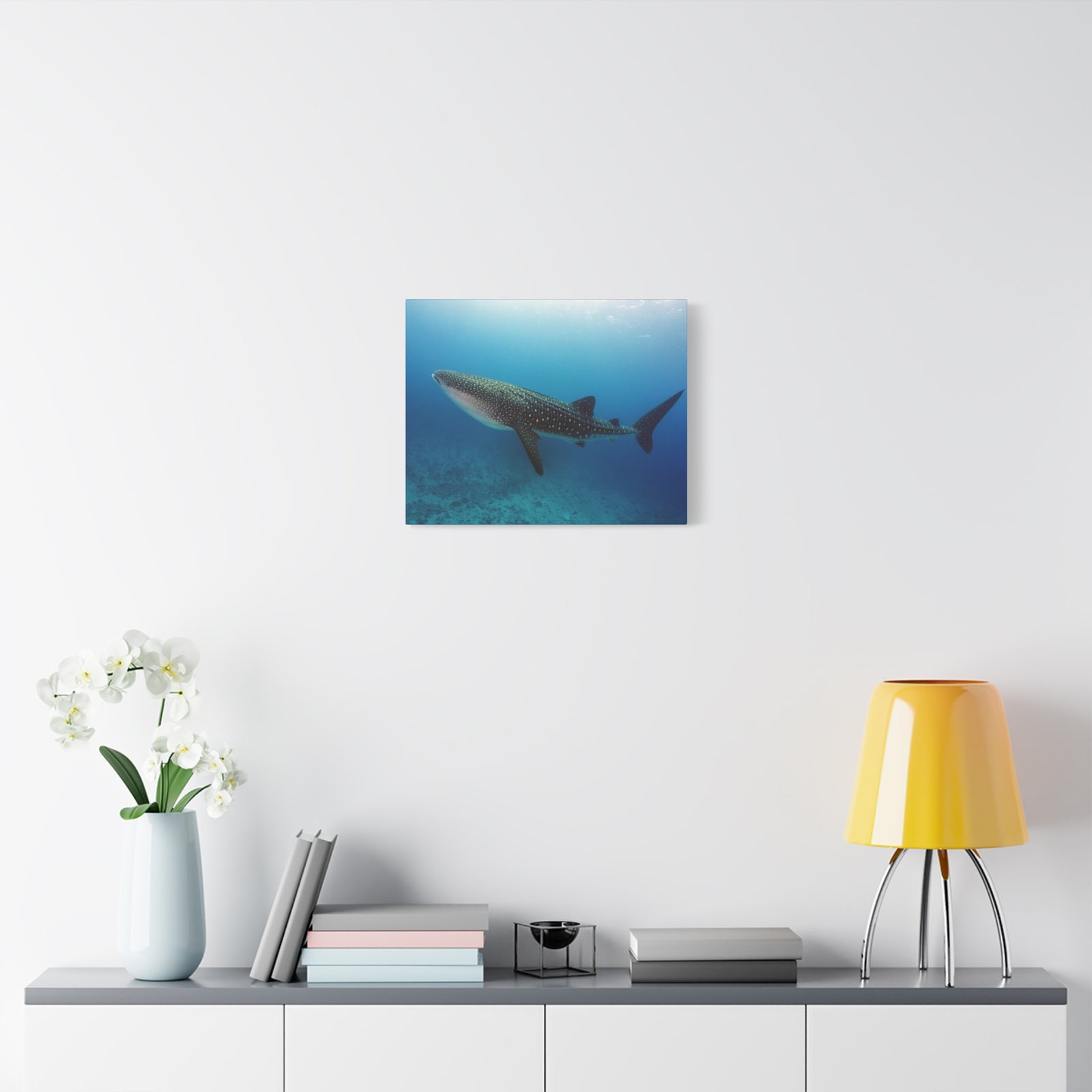 Majestic Whale Shark Art Majestic Whale Shark Print Animal Wall Art Wildlife Canvas Prints Wall Art Ready to Hang-Express Your Love Gifts