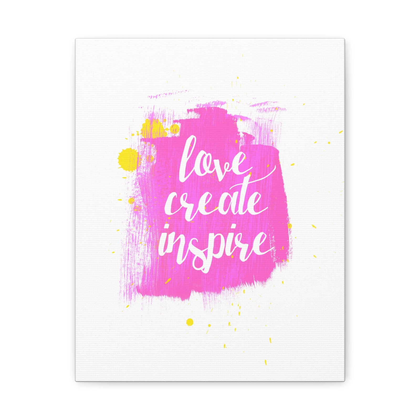 Inspirational Wall Art Love Create Inspire Motivation Wall Decor for Home Office Gym Inspiring Success Quote Print Ready to Hang-Express Your Love Gifts