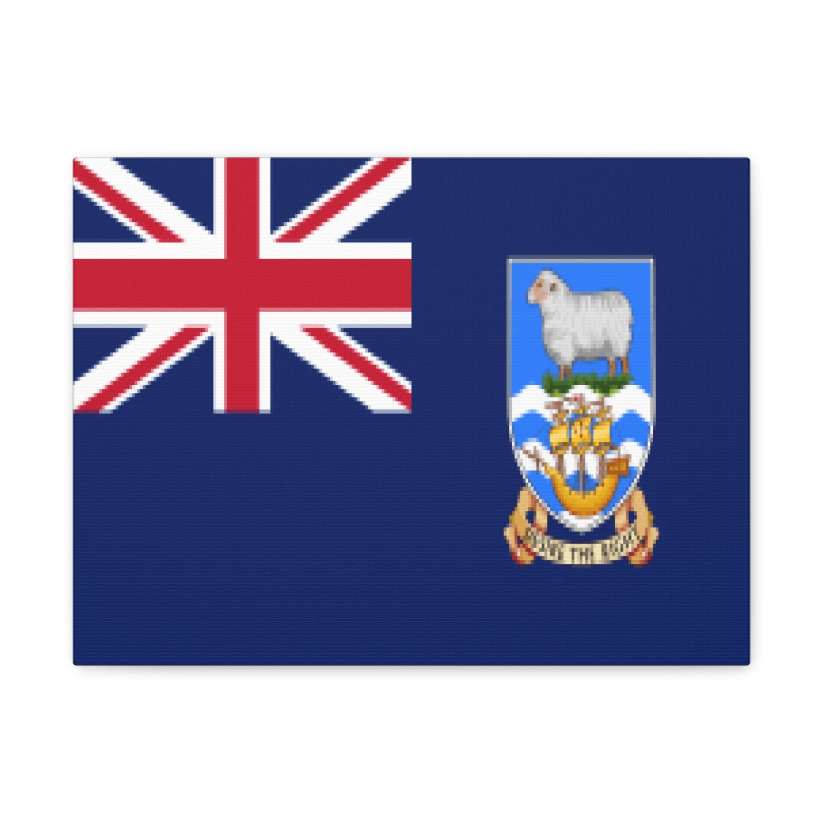 Falkland Islands Country Flag Canvas Vibrant Wall Art Unframed Home Decor-Express Your Love Gifts