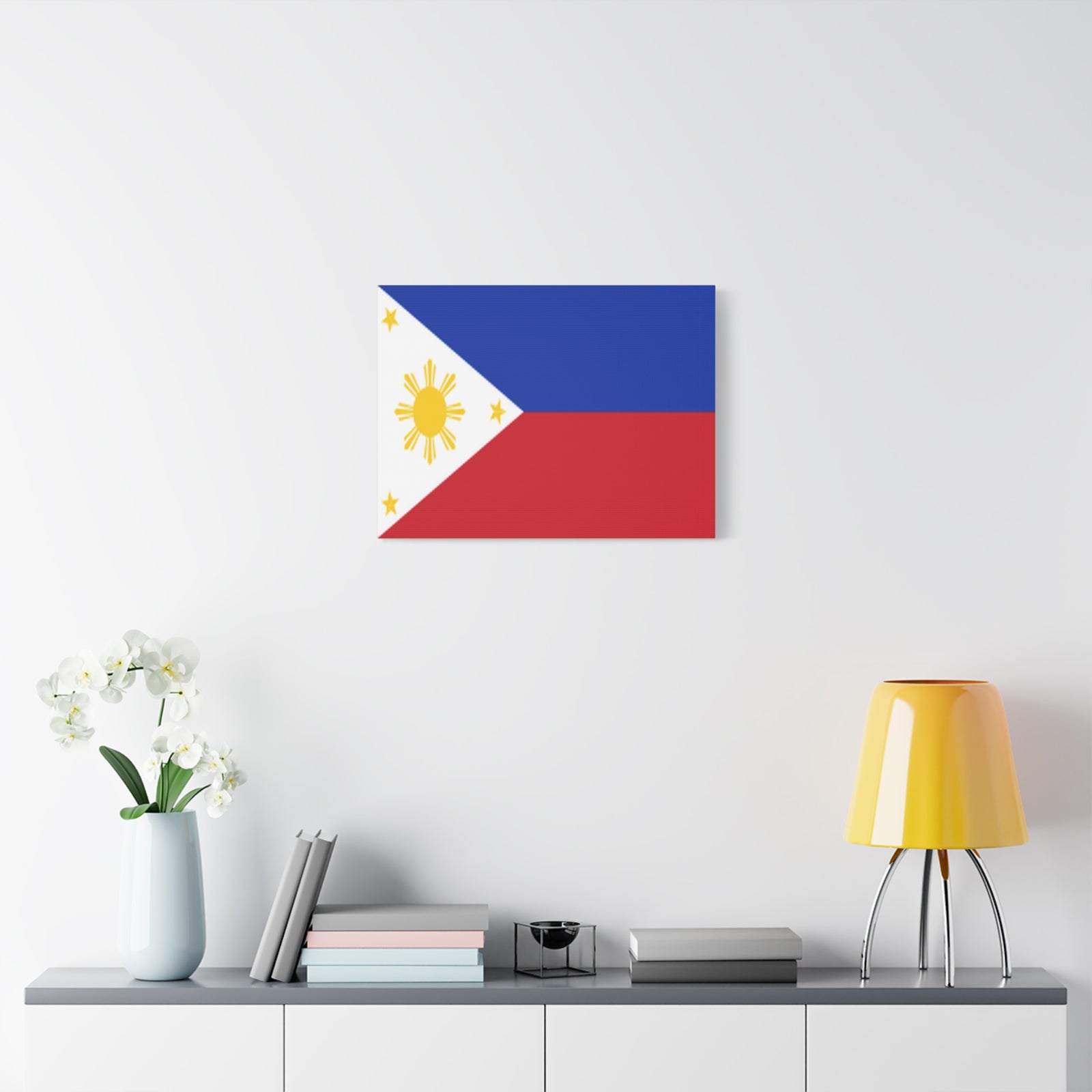 Philippines Country Flag Canvas Vibrant Wall Art Unframed Home Decor-Express Your Love Gifts