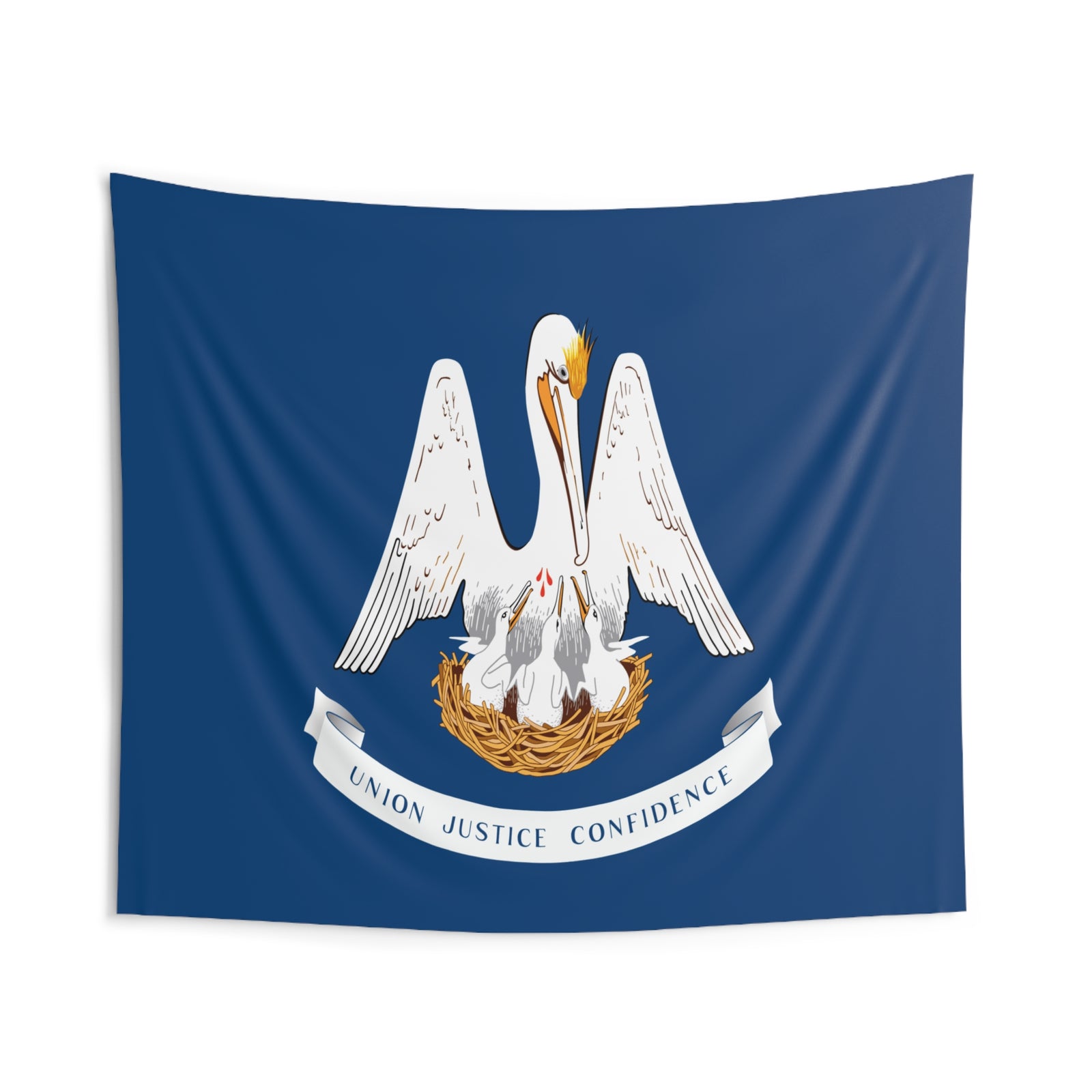 Louisiana State Flag Wall Hanging Tapestry-Express Your Love Gifts
