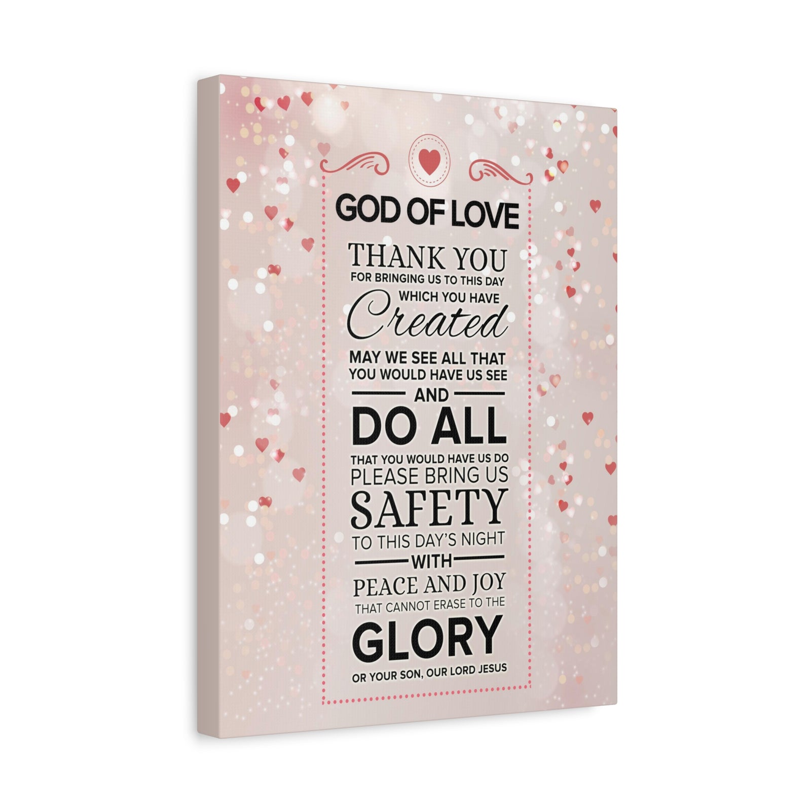 Scripture Walls God of Love Psalm 100:4 Prayer Wall Decor Bible Print Ready to Hang Wall Art-Express Your Love Gifts