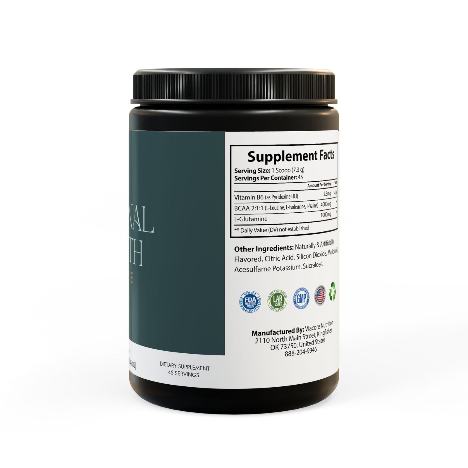 Eternal Youth Care BCAA Supplement – Watermelon Flavor | Muscle Recovery & Performance | Non-GMO, Corn-Free (325g | 45 Servings)-Express Your Love Gifts