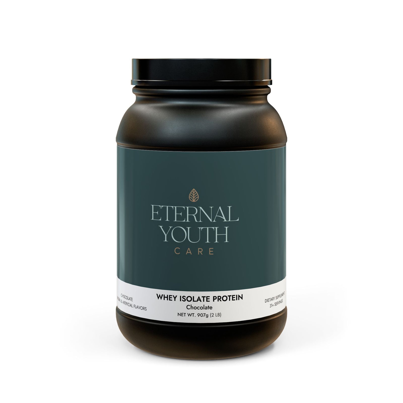 Eternal Youth Chocolate Whey Isolate Protein Supplement – Muscle Growth & Recovery Support (2lb / 907g)-Express Your Love Gifts