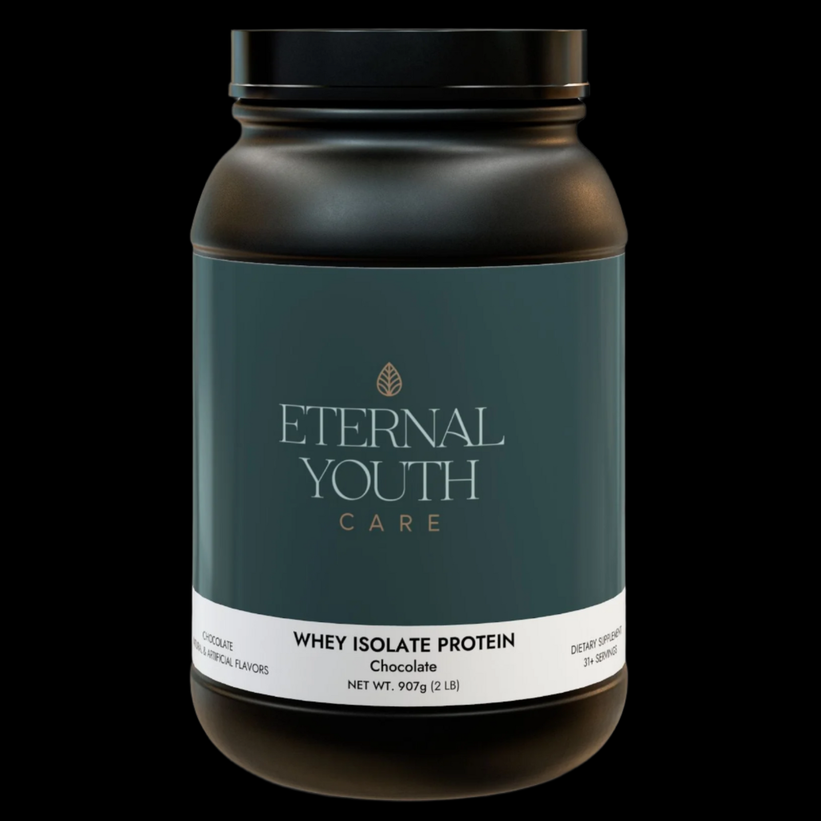 Eternal Youth Care Chocolate Whey Isolate Protein Supplement – Muscle Growth & Recovery Support (2lb / 907g)-Express Your Love Gifts