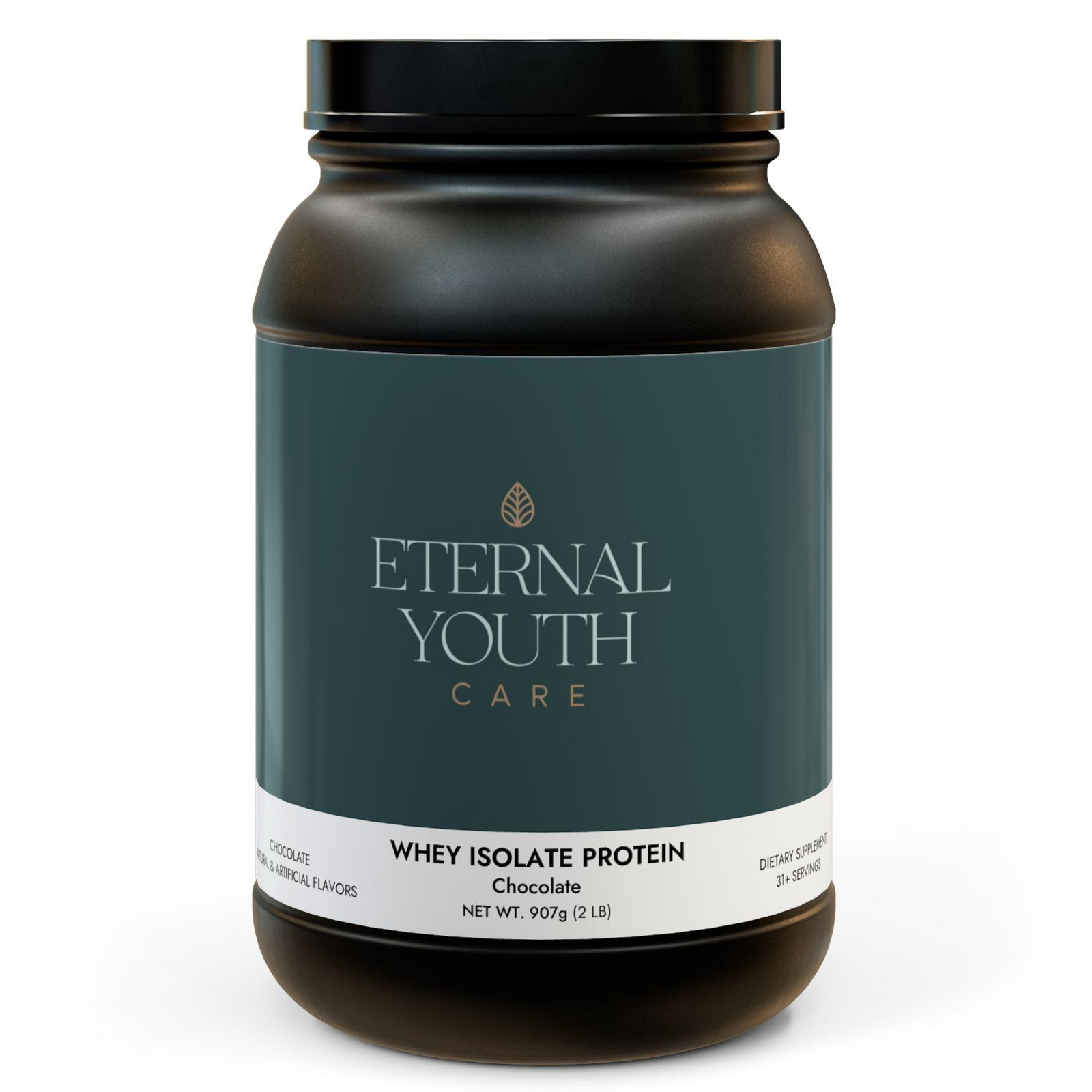 Eternal Youth Chocolate Whey Isolate Protein Supplement – Muscle Growth & Recovery Support (2lb / 907g)-Express Your Love Gifts