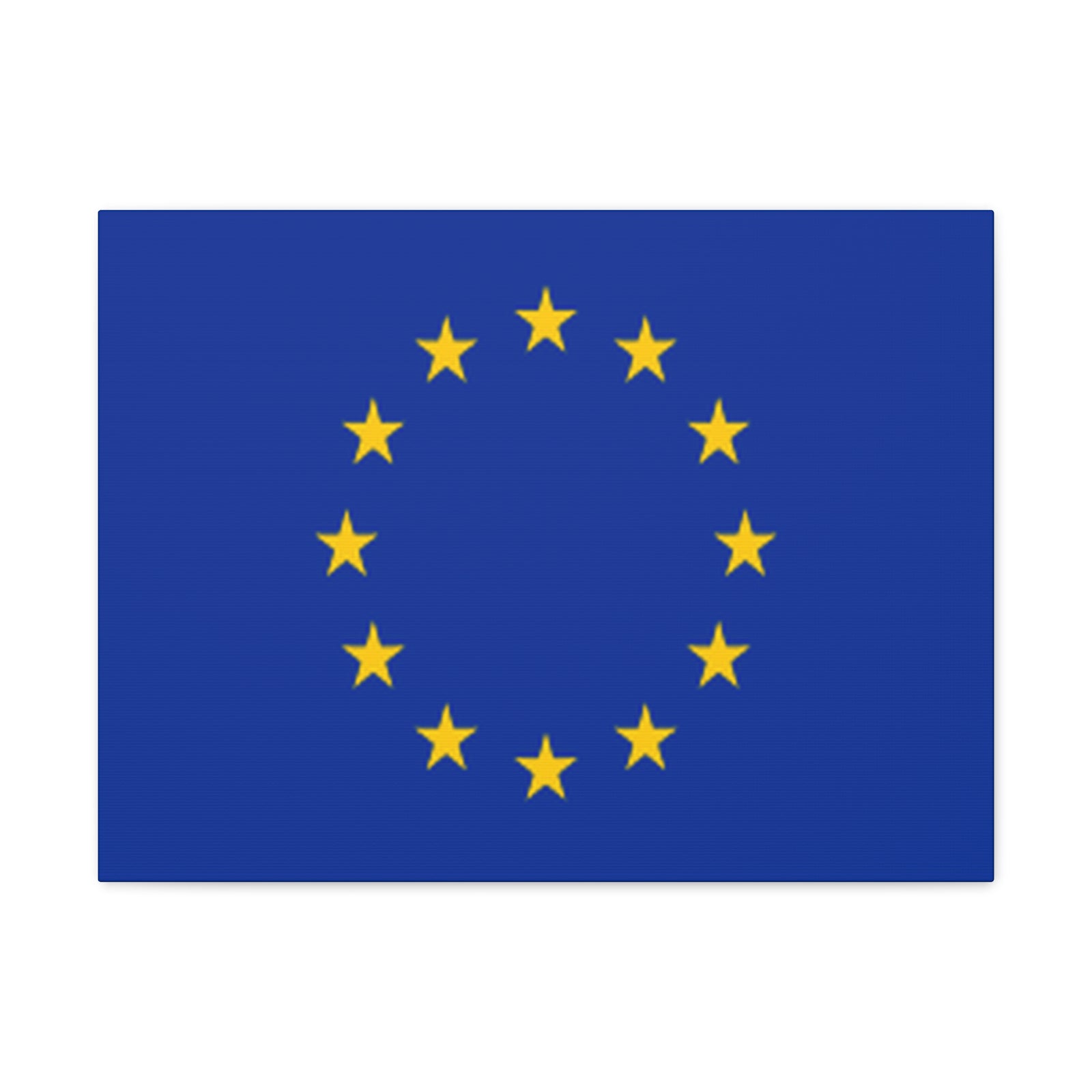 European Union Country Flag Canvas Vibrant Wall Art Unframed Home Decor-Express Your Love Gifts