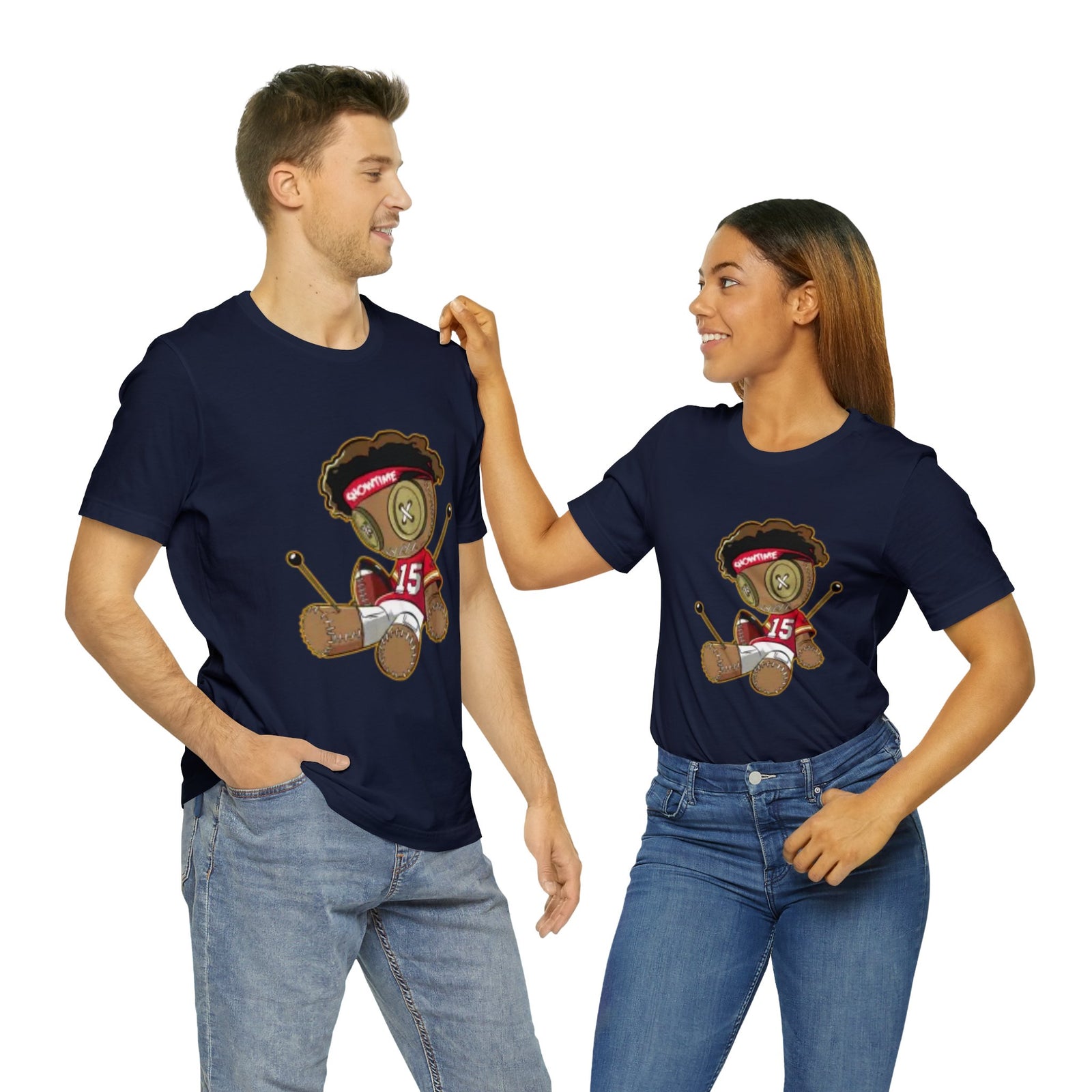 I Hate Mahomes QB Voodoo Doll T-Shirt Kansas City Loses Comfy Cotton Unisex-Express Your Love Gifts