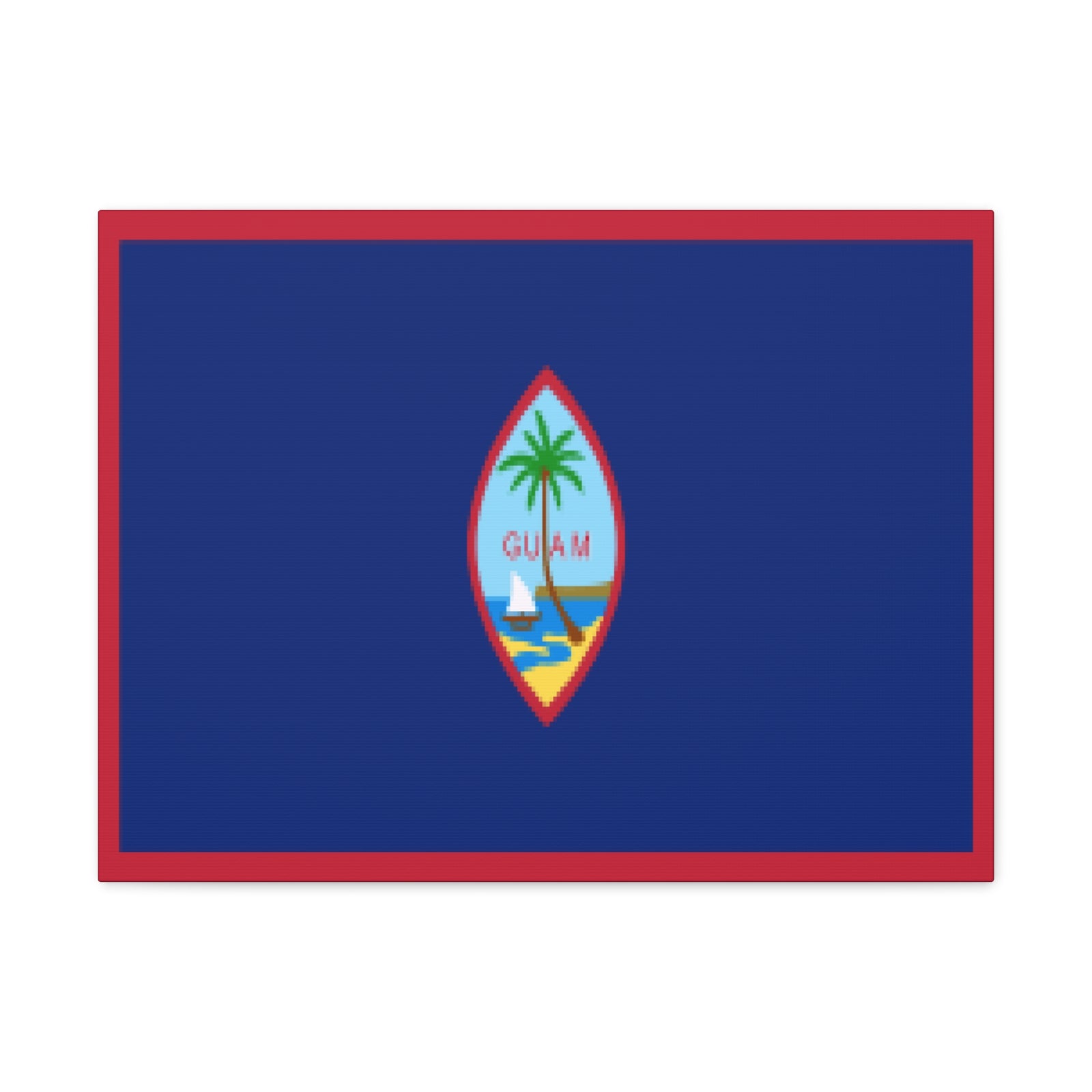 Guam Country Flag Canvas Vibrant Wall Art Unframed Home Decor-Express Your Love Gifts