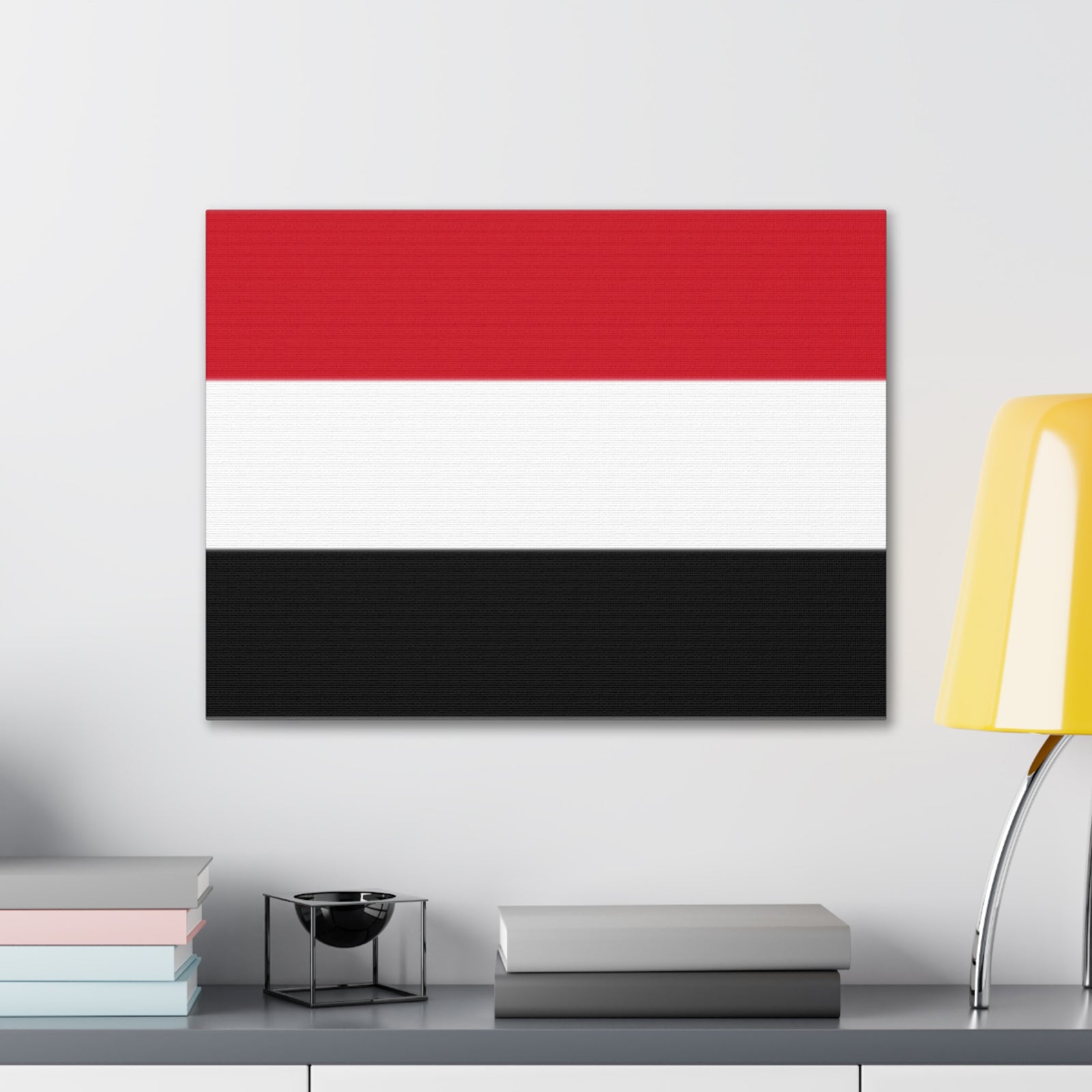 Yemen Country Flag Canvas Vibrant Wall Art Unframed Home Decor-Express Your Love Gifts