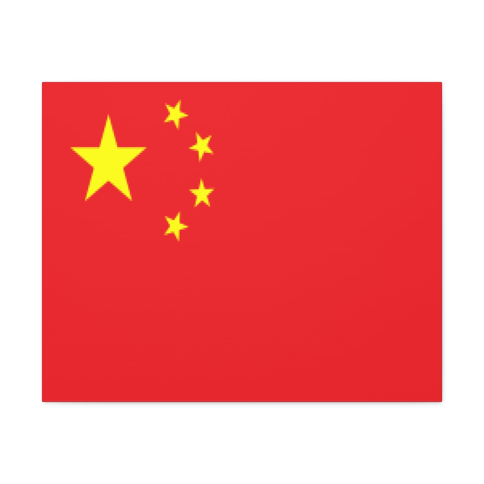 China Country Flag Canvas Vibrant Wall Art Unframed Home Decor-Express Your Love Gifts