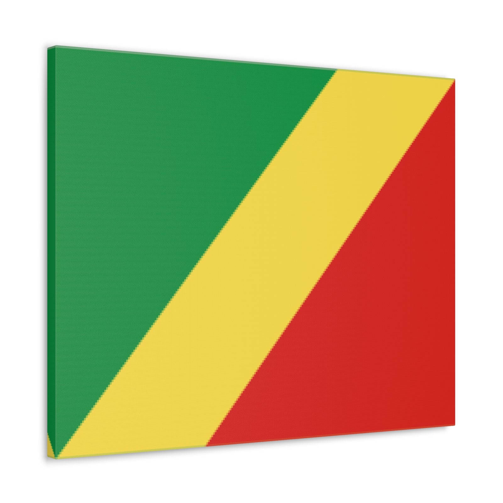 Republic of the Congo Country Flag Canvas Vibrant Wall Art Unframed Home Decor-Express Your Love Gifts