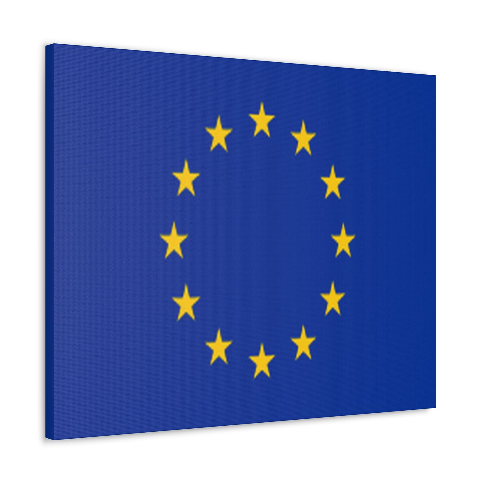 European Union Country Flag Canvas Vibrant Wall Art Unframed Home Decor-Express Your Love Gifts