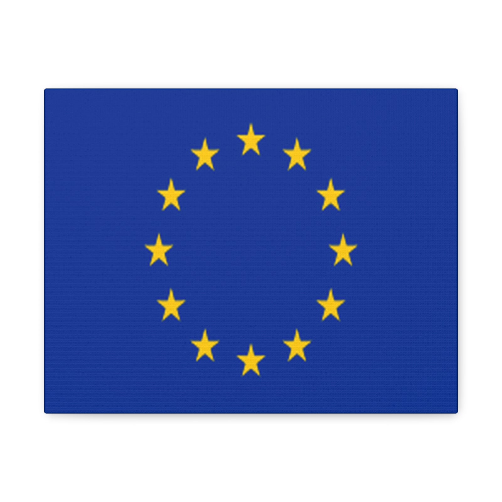 European Union Country Flag Canvas Vibrant Wall Art Unframed Home Decor-Express Your Love Gifts