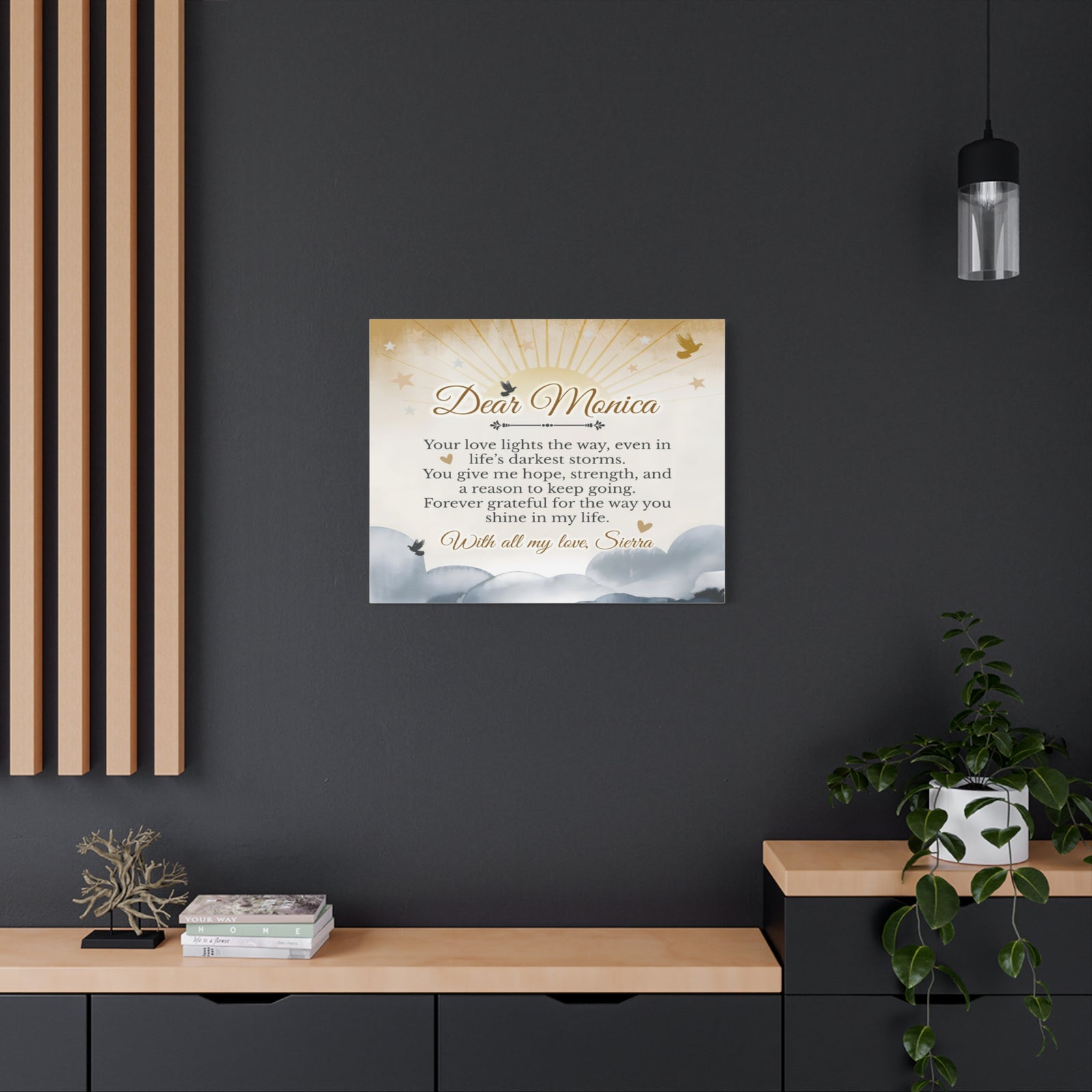 Personalized My Guiding Light Custom Canvas Wall Art-Express Your Love Gifts