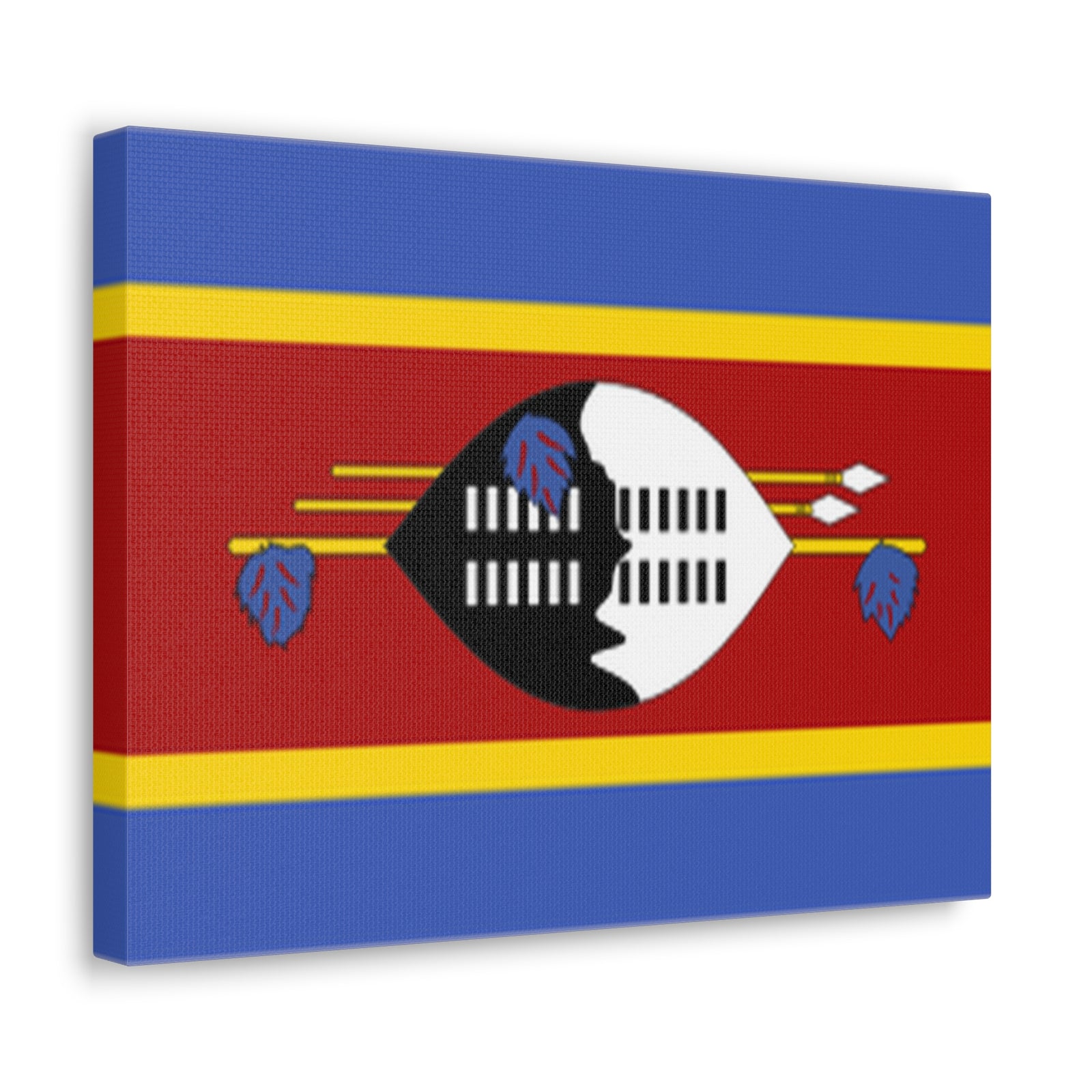 Eswatini Country Flag Canvas Vibrant Wall Art Unframed Home Decor-Express Your Love Gifts