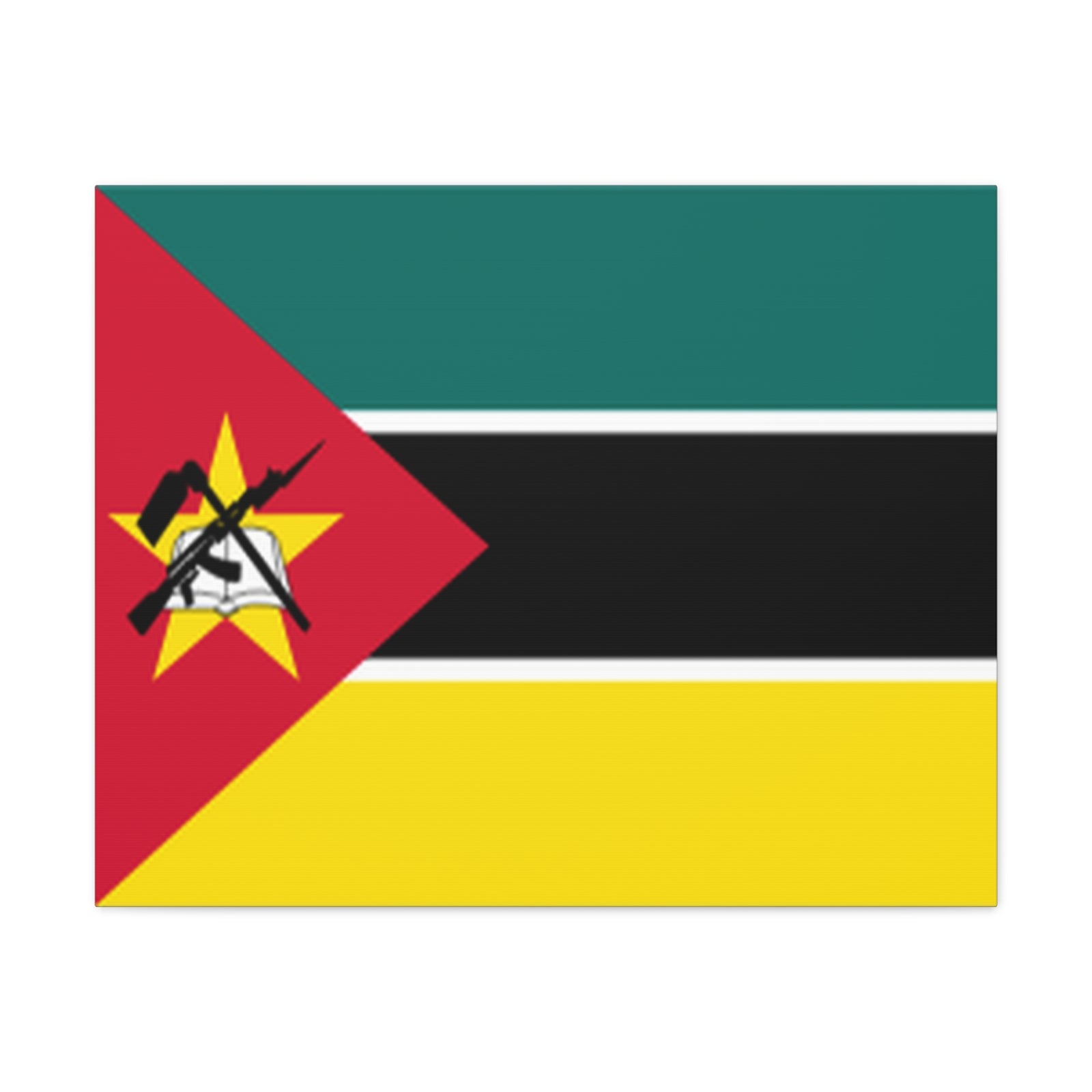 Mozambique Country Flag Canvas Vibrant Wall Art Unframed Home Decor-Express Your Love Gifts