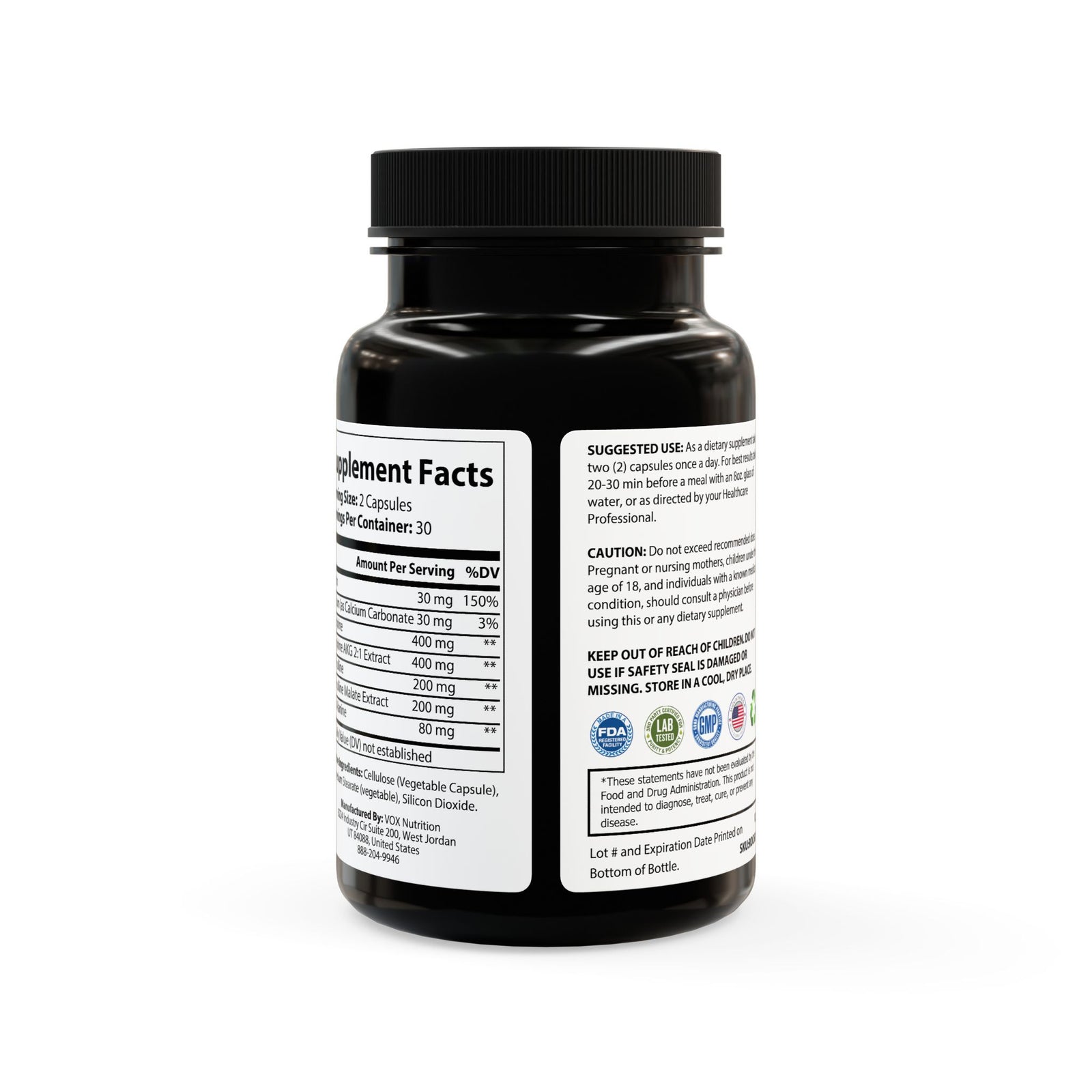 Eternal Youth L-Arginine Supplement – Performance & Recovery Support | Non-GMO (60 Capsules)-Express Your Love Gifts