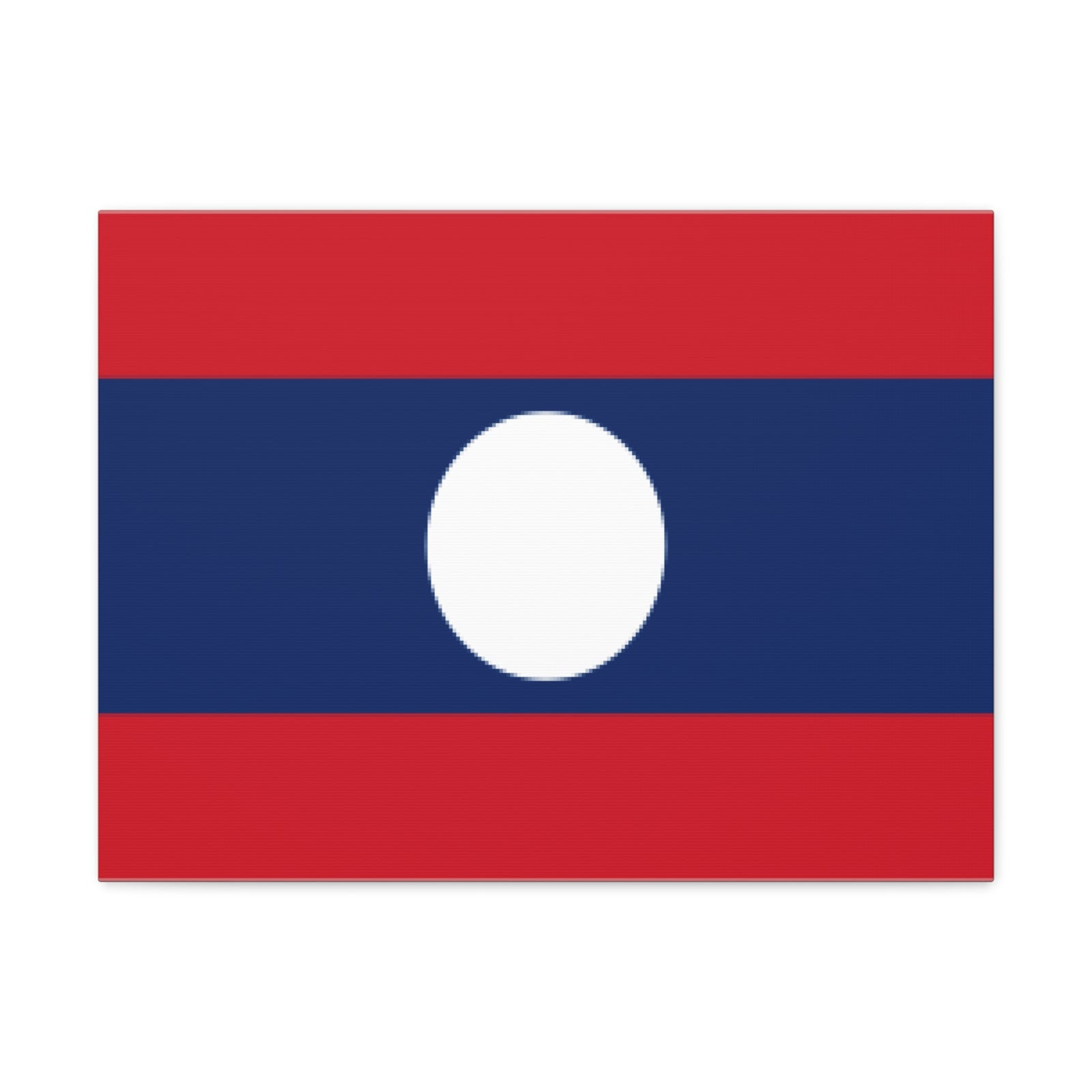 Laos Country Flag Canvas Vibrant Wall Art Unframed Home Decor-Express Your Love Gifts
