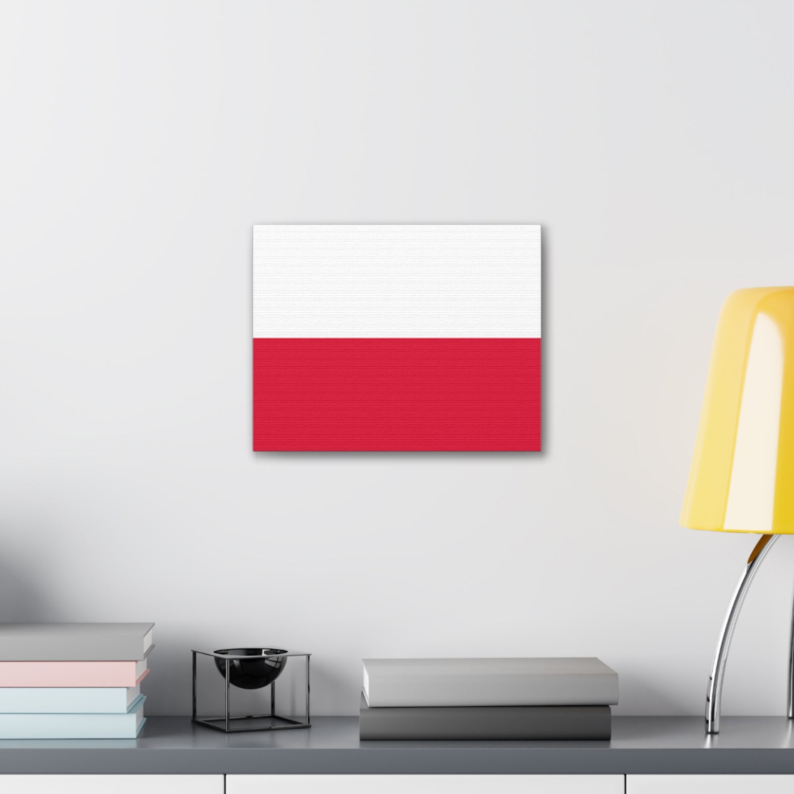 Poland Country Flag Canvas Vibrant Wall Art Unframed Home Decor-Express Your Love Gifts