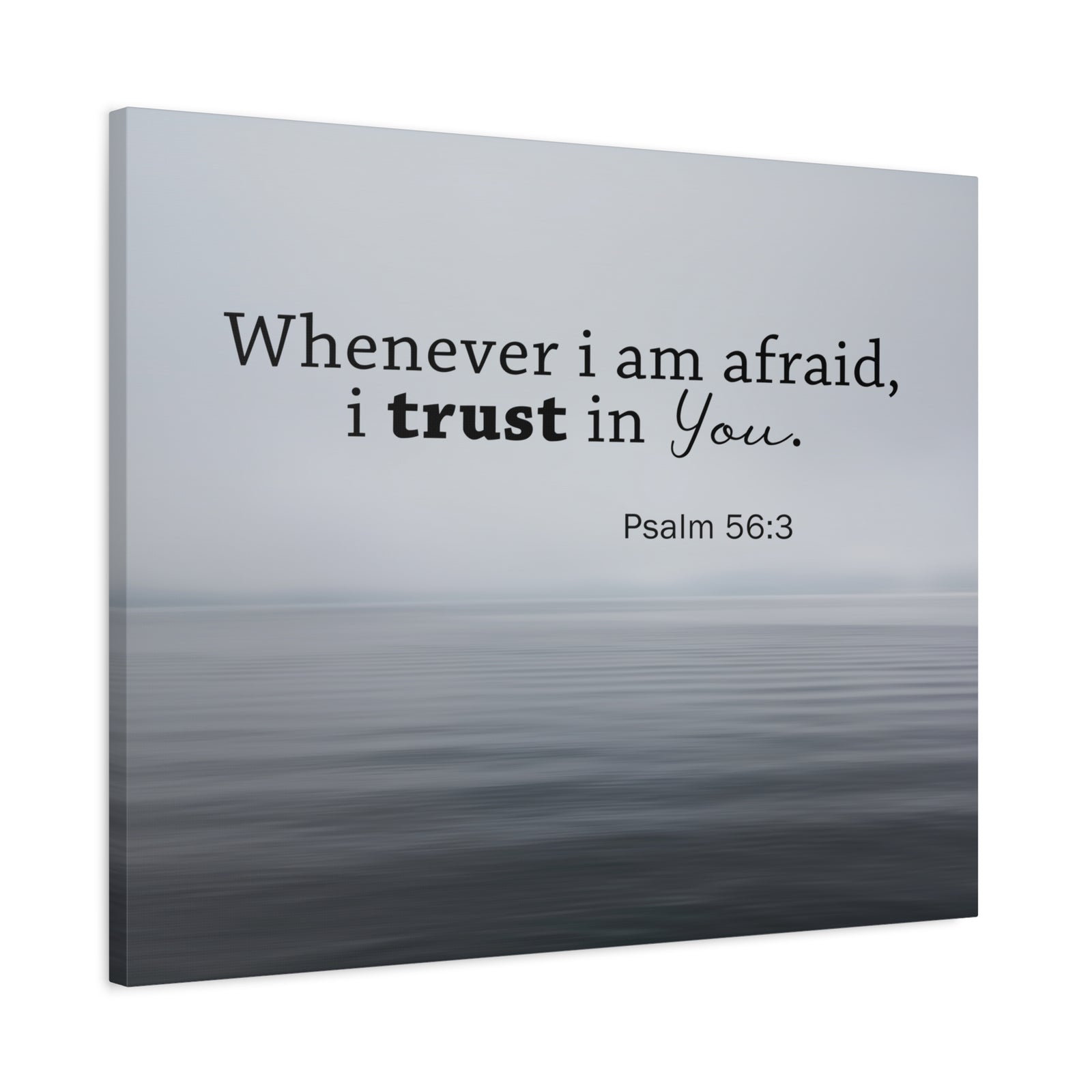 Scripture Walls I Trust In You Psalm 56:3 Bible Verse Canvas Christian Wall Art Ready to Hang-Express Your Love Gifts