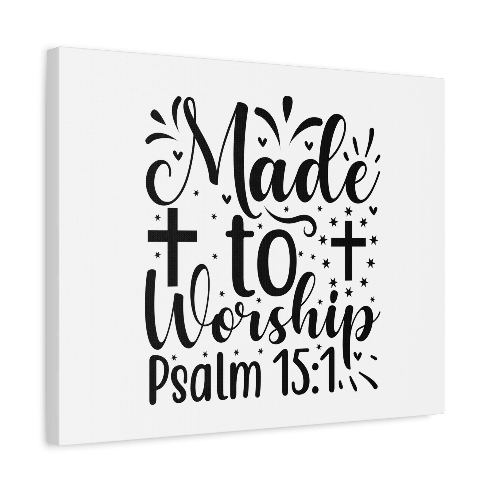 Scripture Walls Made To Worship Psalm 15:1 Bible Verse Canvas Christian Wall Art Ready To Hang-Express Your Love Gifts