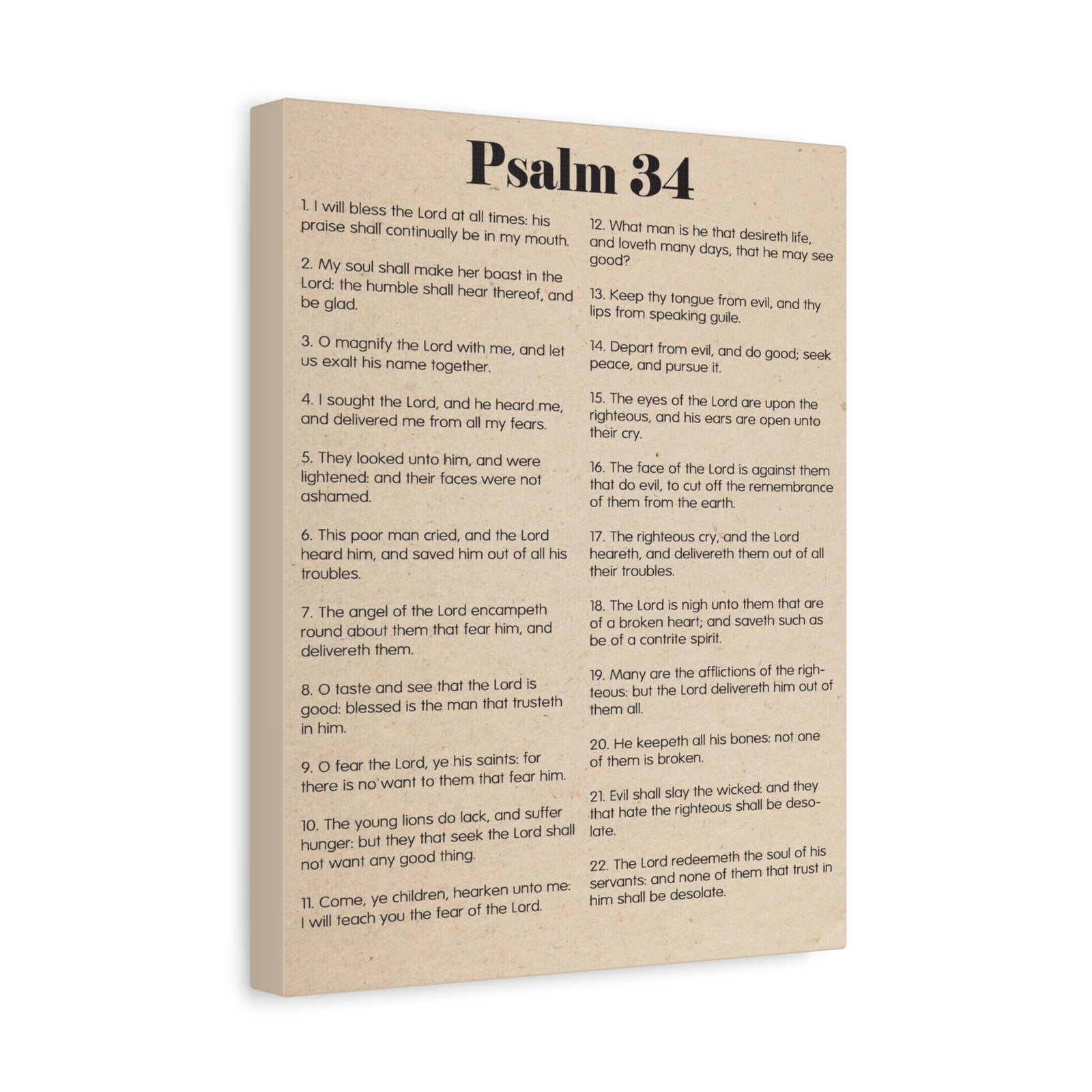 Scripture Walls Brokenness to Wholeness Psalm 34:3 Christian Wall Art Print Ready to Hang-Express Your Love Gifts