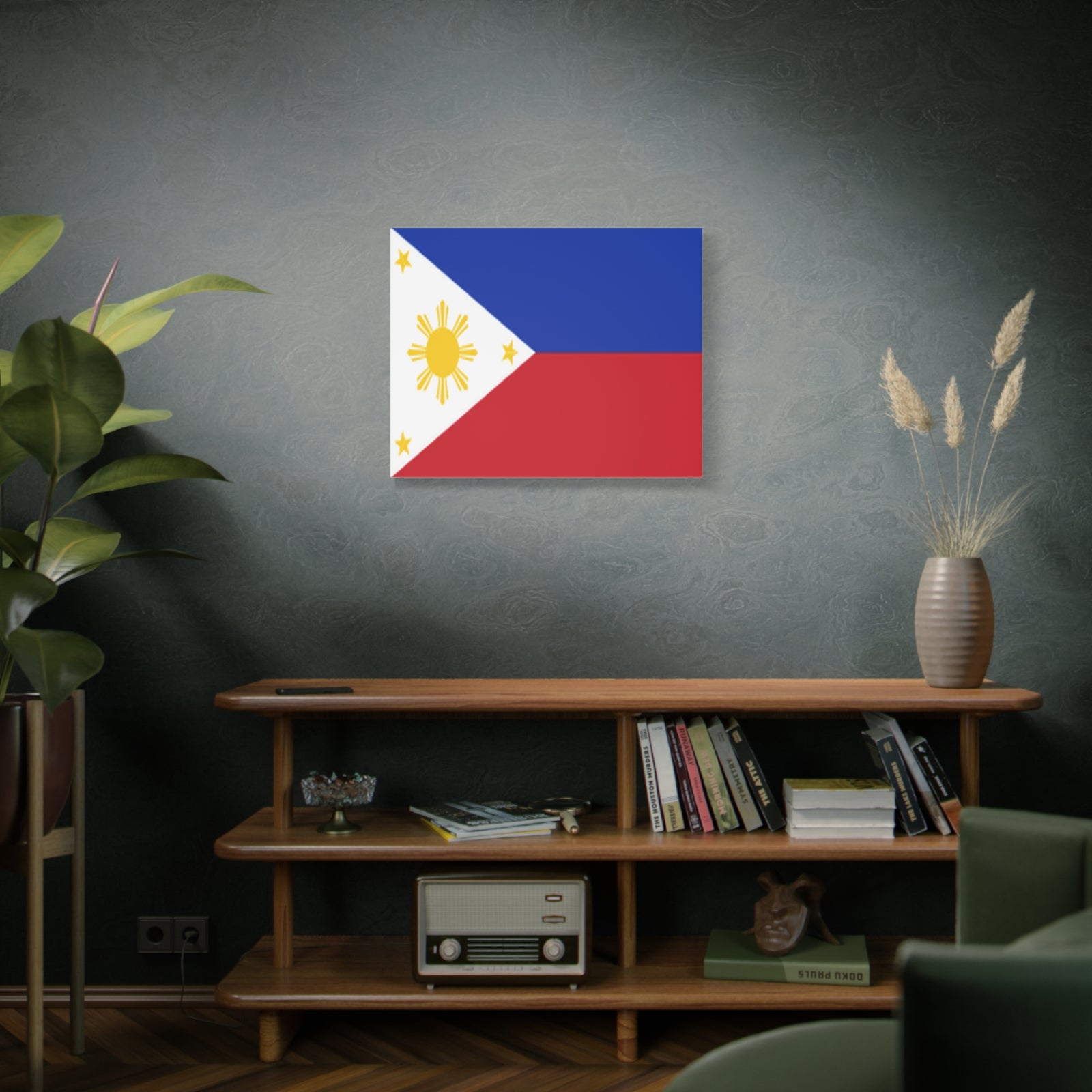 Philippines Country Flag Canvas Vibrant Wall Art Unframed Home Decor-Express Your Love Gifts