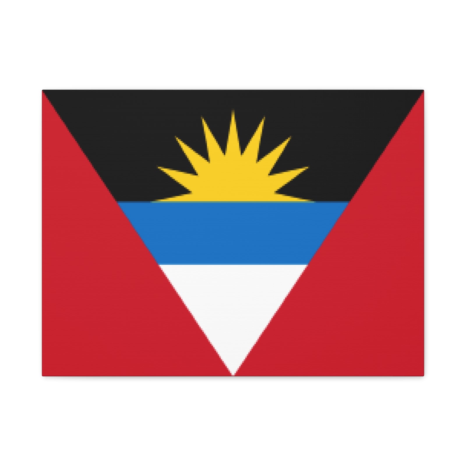 Antigua and Barbuda Country Flag Canvas Vibrant Wall Art Unframed Home Decor-Express Your Love Gifts