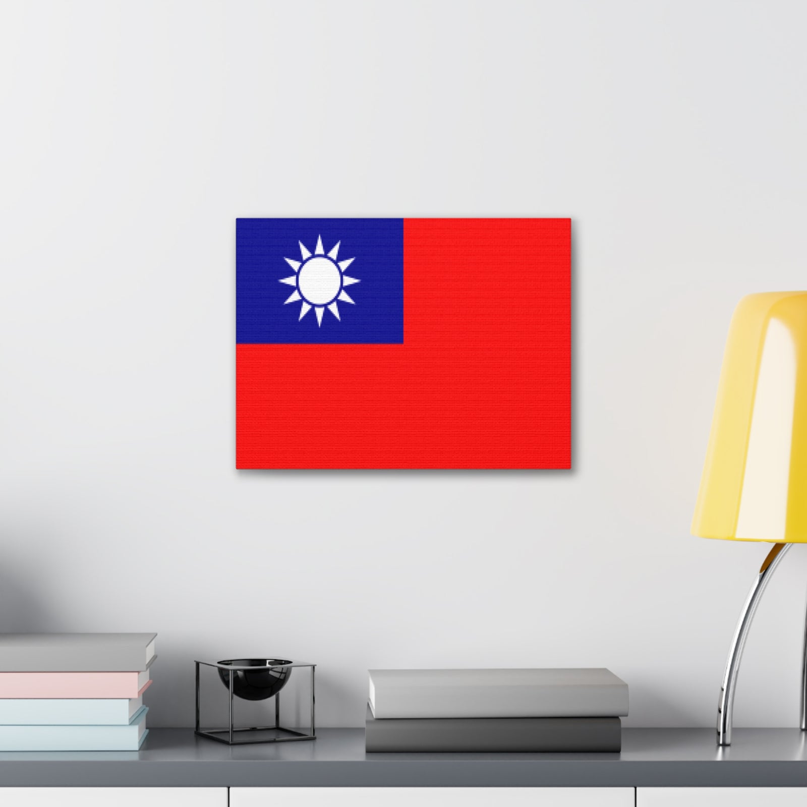 Taiwan Country Flag Canvas Vibrant Wall Art Unframed Home Decor-Express Your Love Gifts