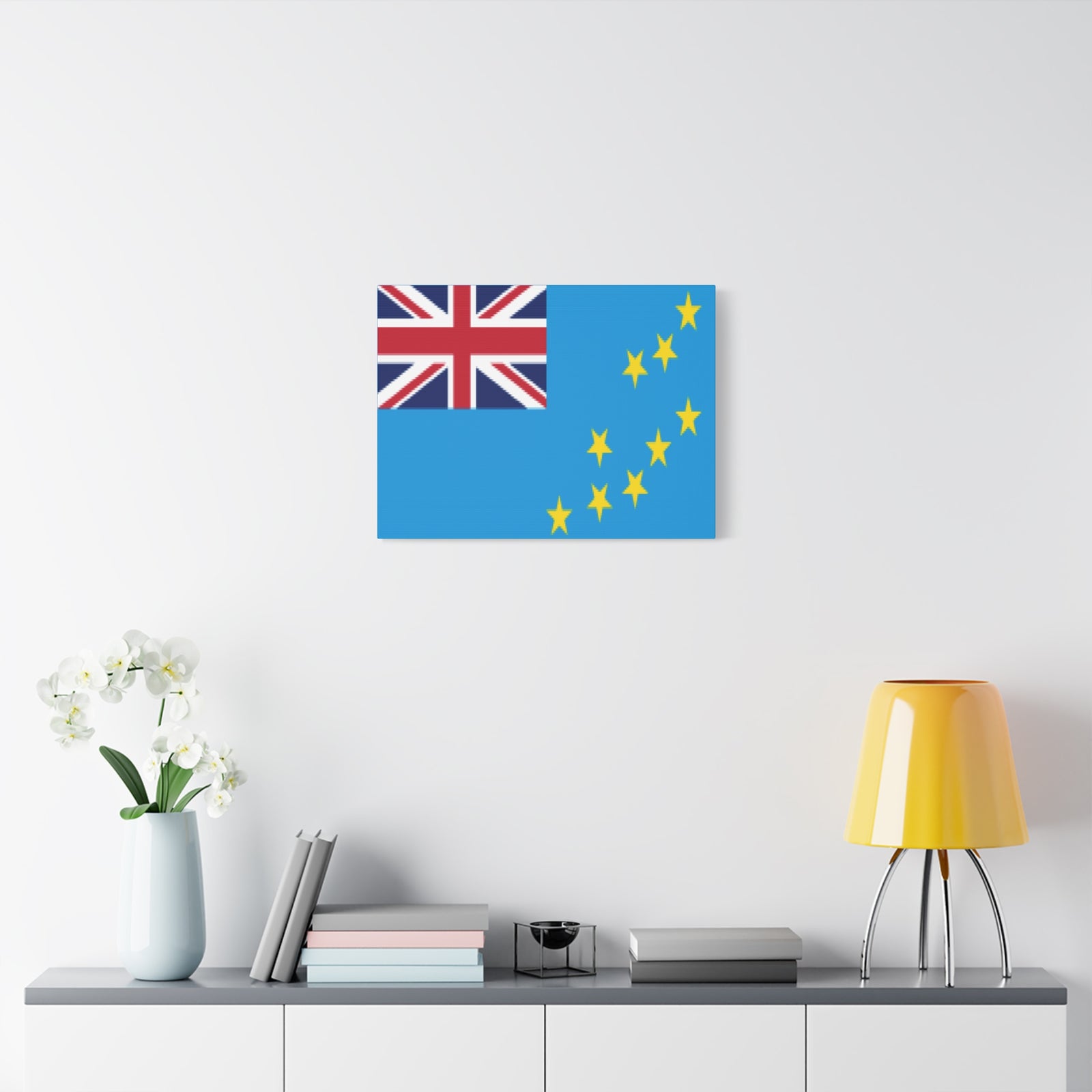Tuvalu Country Flag Canvas Vibrant Wall Art Unframed Home Decor-Express Your Love Gifts