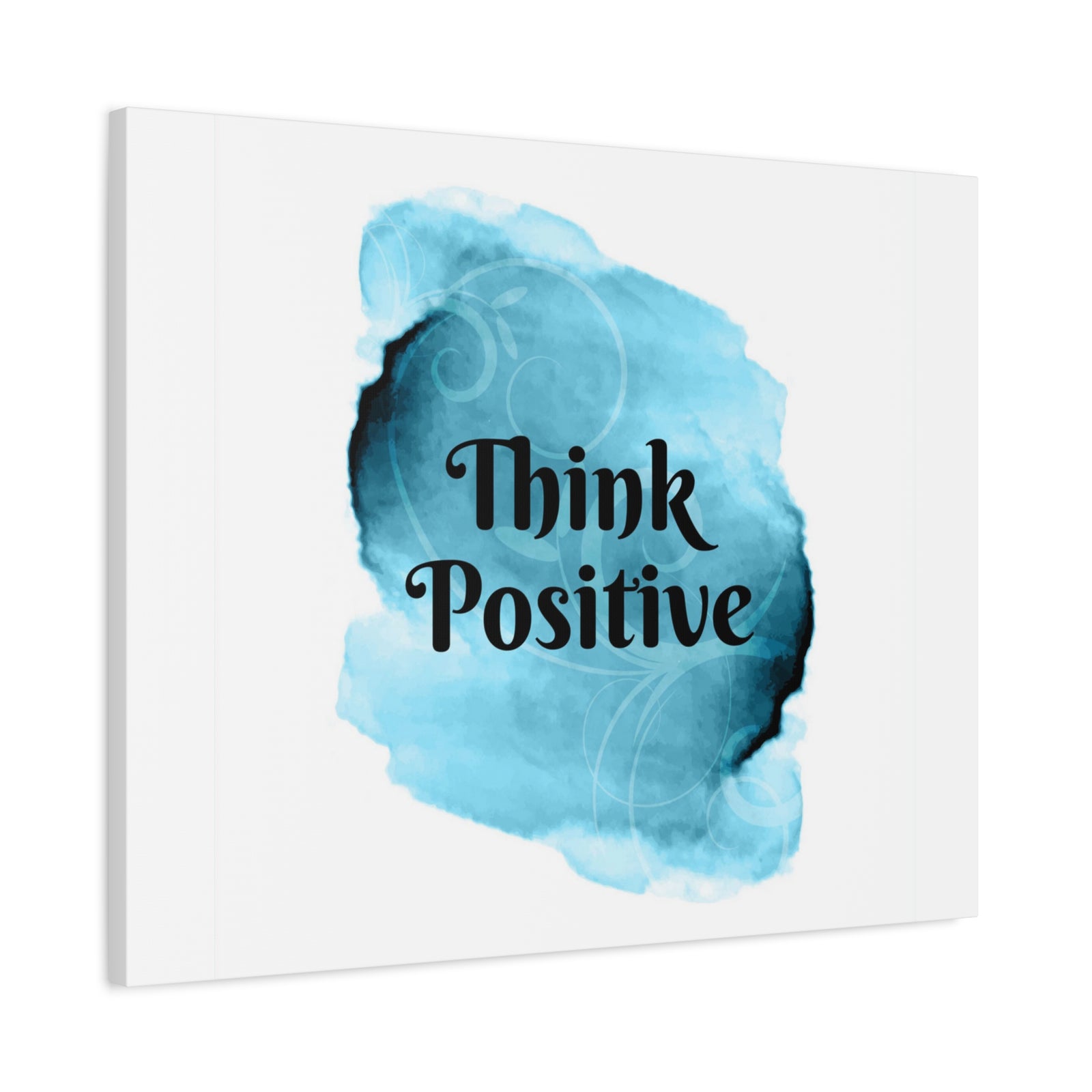 Inspirational Quote Canvas Think Positive Wall Art Motivational Motto Inspiring Prints Artwork Decor Ready to Hang-Express Your Love Gifts