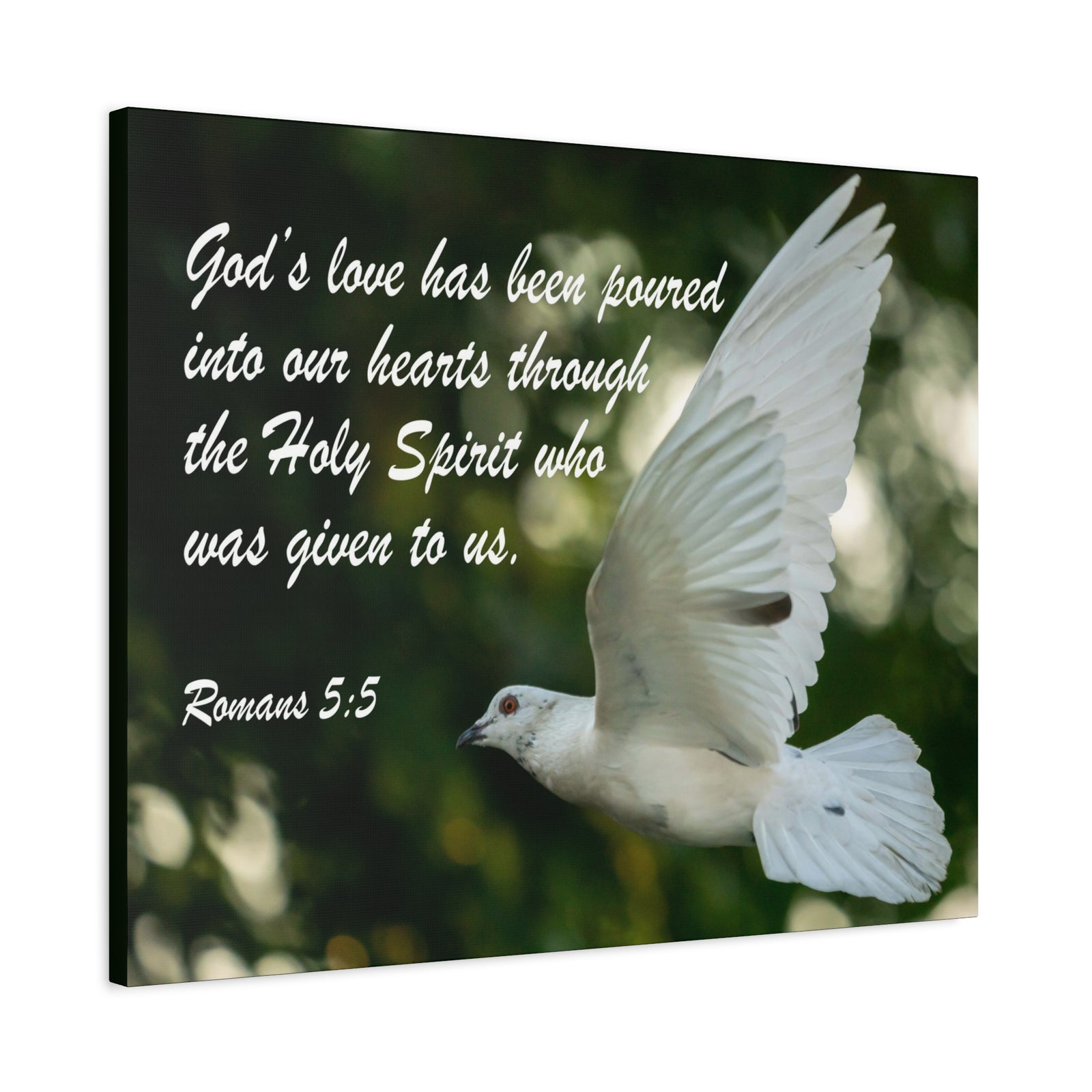 Scripture Canvas God's Love Psalm 103:8 Christian Wall Art Bible Verse Print Ready to Hang-Express Your Love Gifts