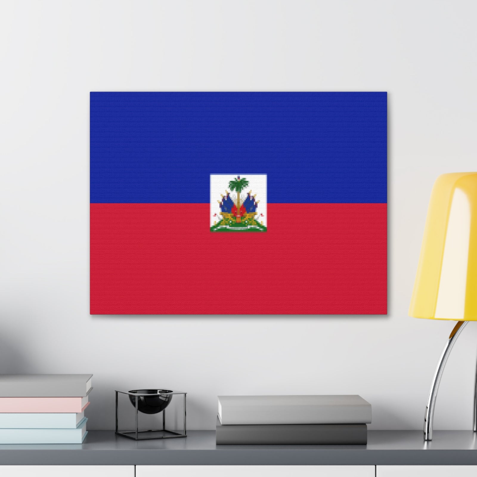 Haiti Country Flag Canvas Vibrant Wall Art Unframed Home Decor-Express Your Love Gifts