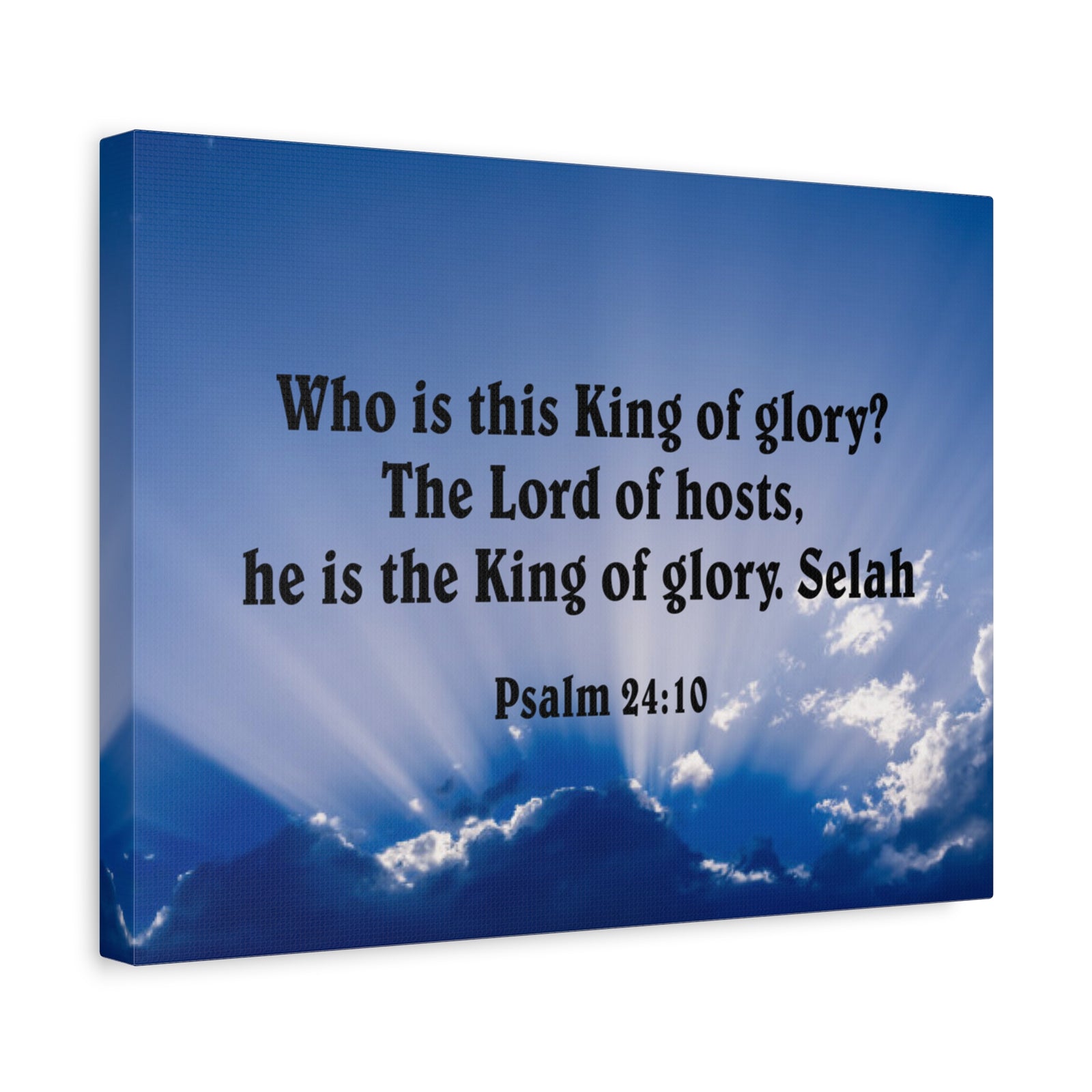 Bible Verse Canvas The Lord of Hosts Psalm 24:10 Christian Home Decor Scripture Art-Express Your Love Gifts