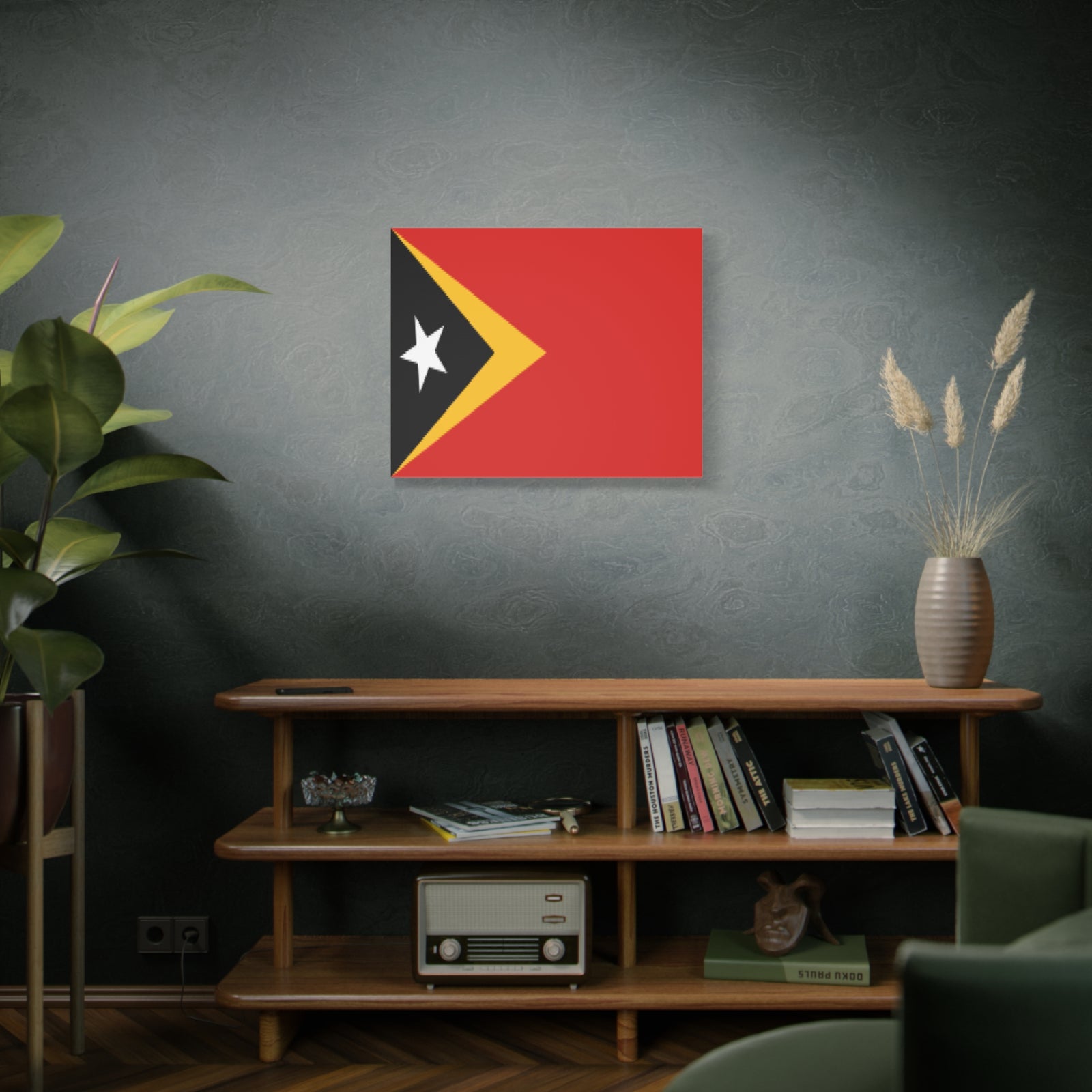 Timor-Leste Country Flag Canvas Vibrant Wall Art Unframed Home Decor-Express Your Love Gifts