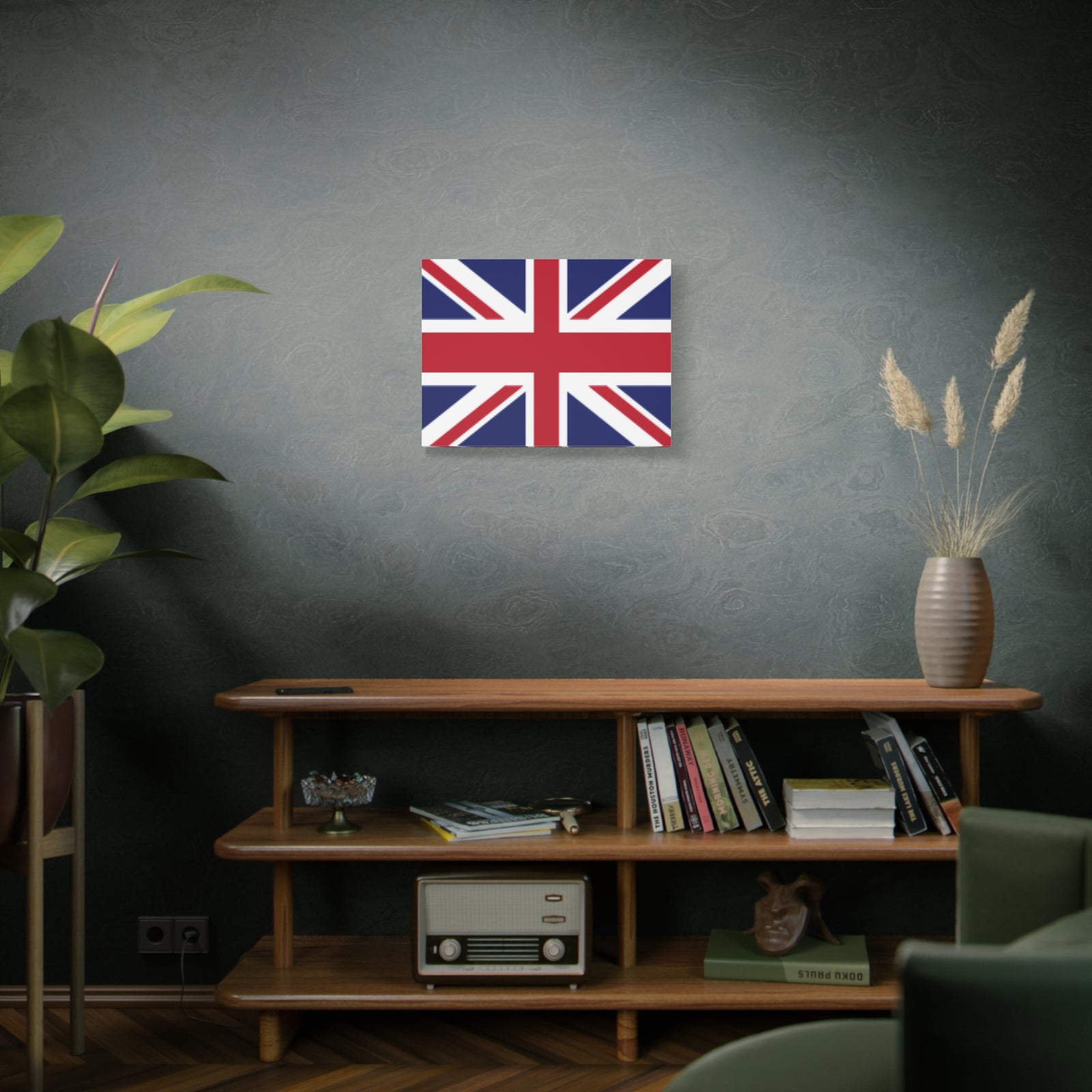 United Kingdom Country Flag Canvas Vibrant Wall Art Unframed Home Decor-Express Your Love Gifts