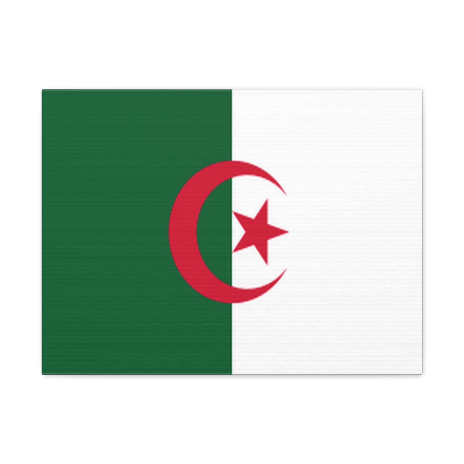 Algeria Country Flag Canvas Vibrant Wall Art Unframed Home Decor-Express Your Love Gifts
