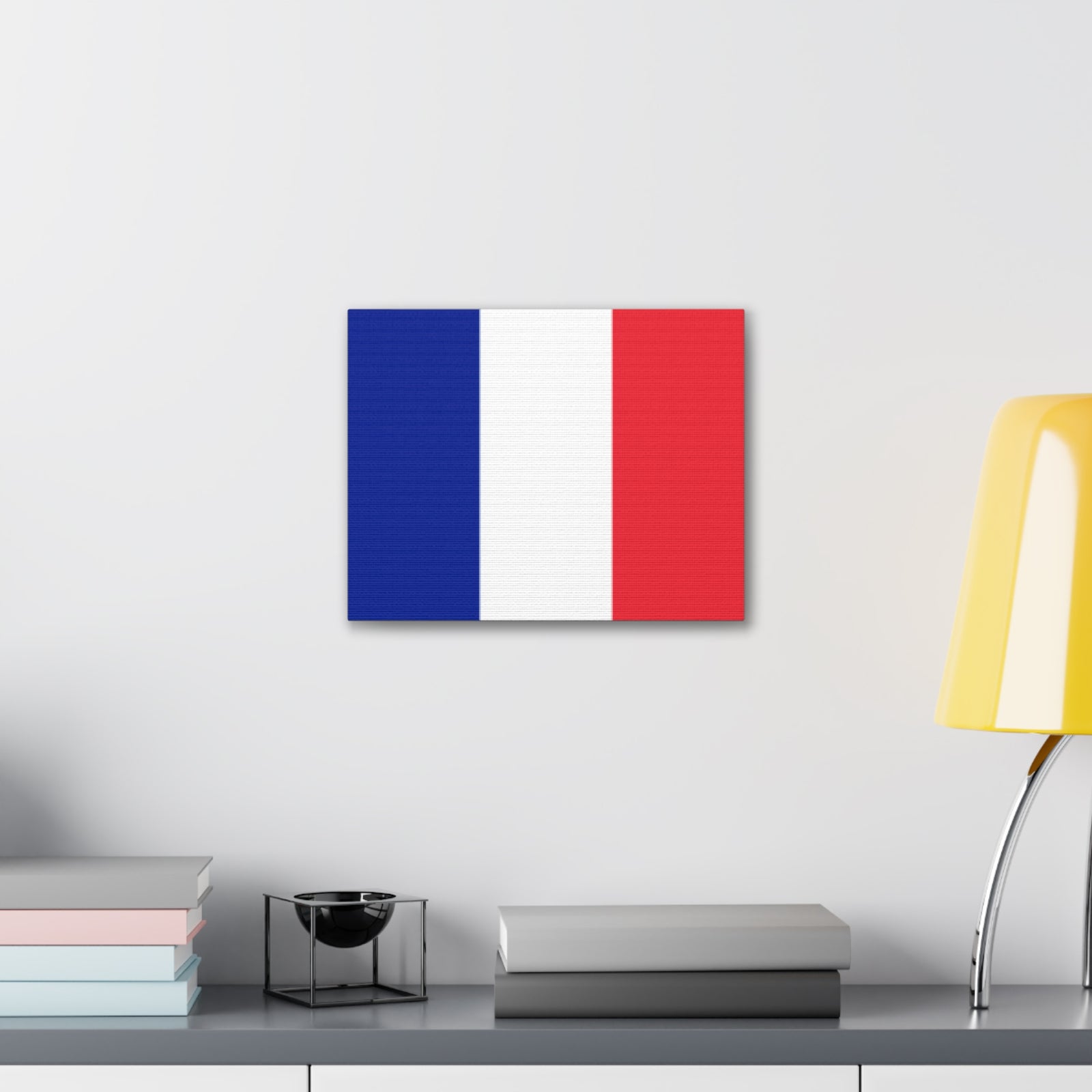 France Country Flag Canvas Vibrant Wall Art Unframed Home Decor-Express Your Love Gifts