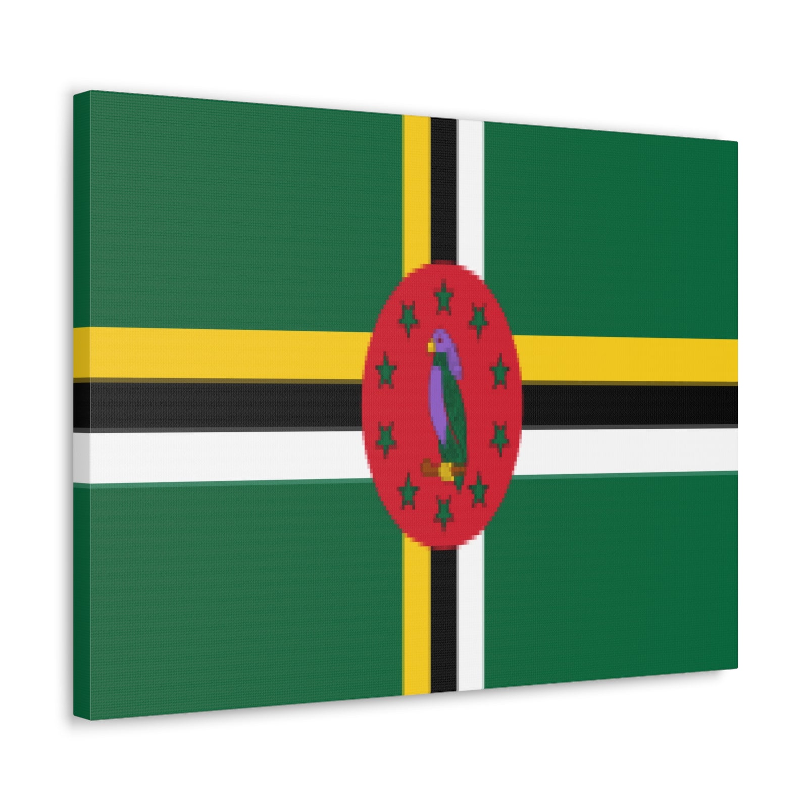 Dominica Country Flag Canvas Vibrant Wall Art Unframed Home Decor-Express Your Love Gifts