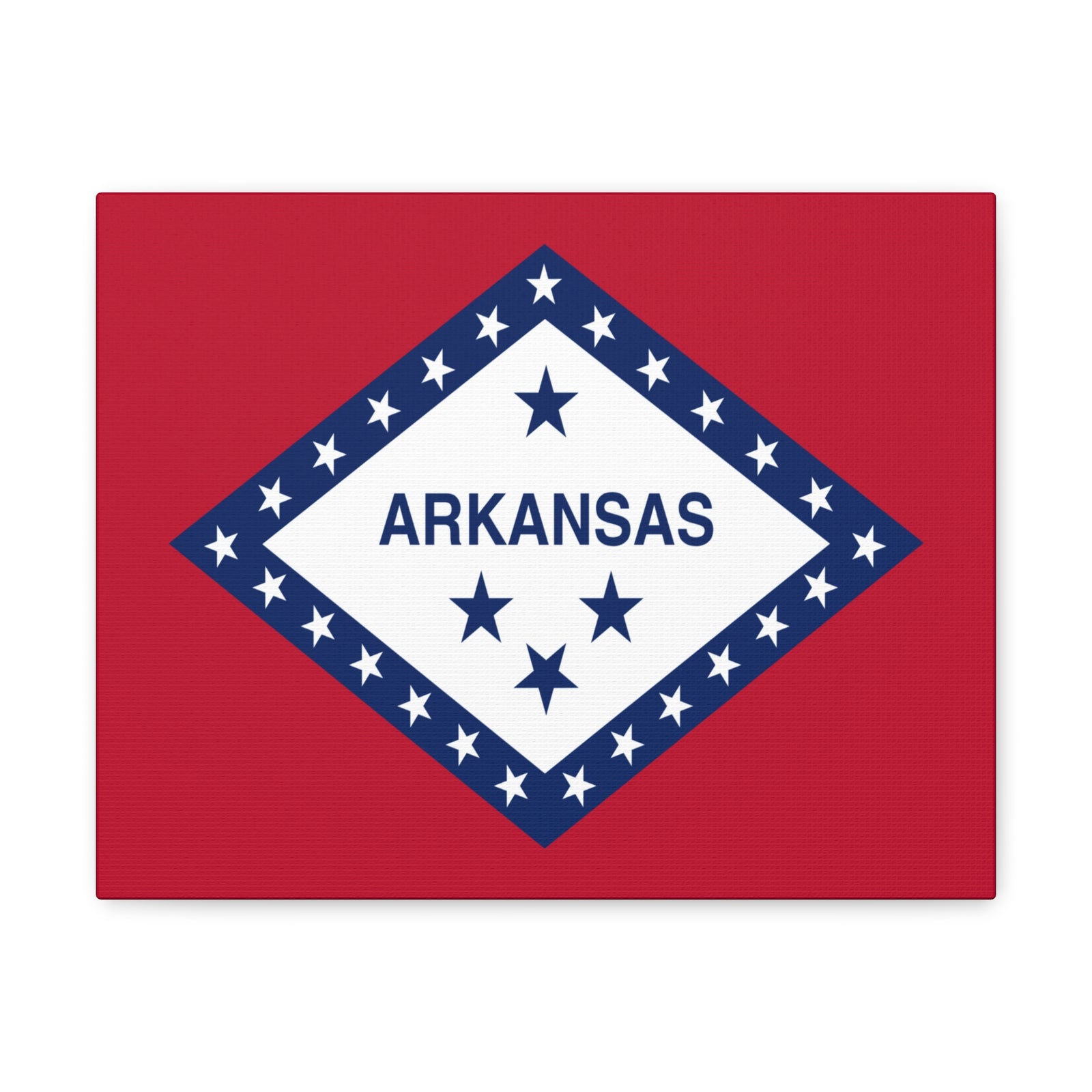 Arkansas State Flag Canvas Vibrant Wall Art Unframed Home Decor-Express Your Love Gifts