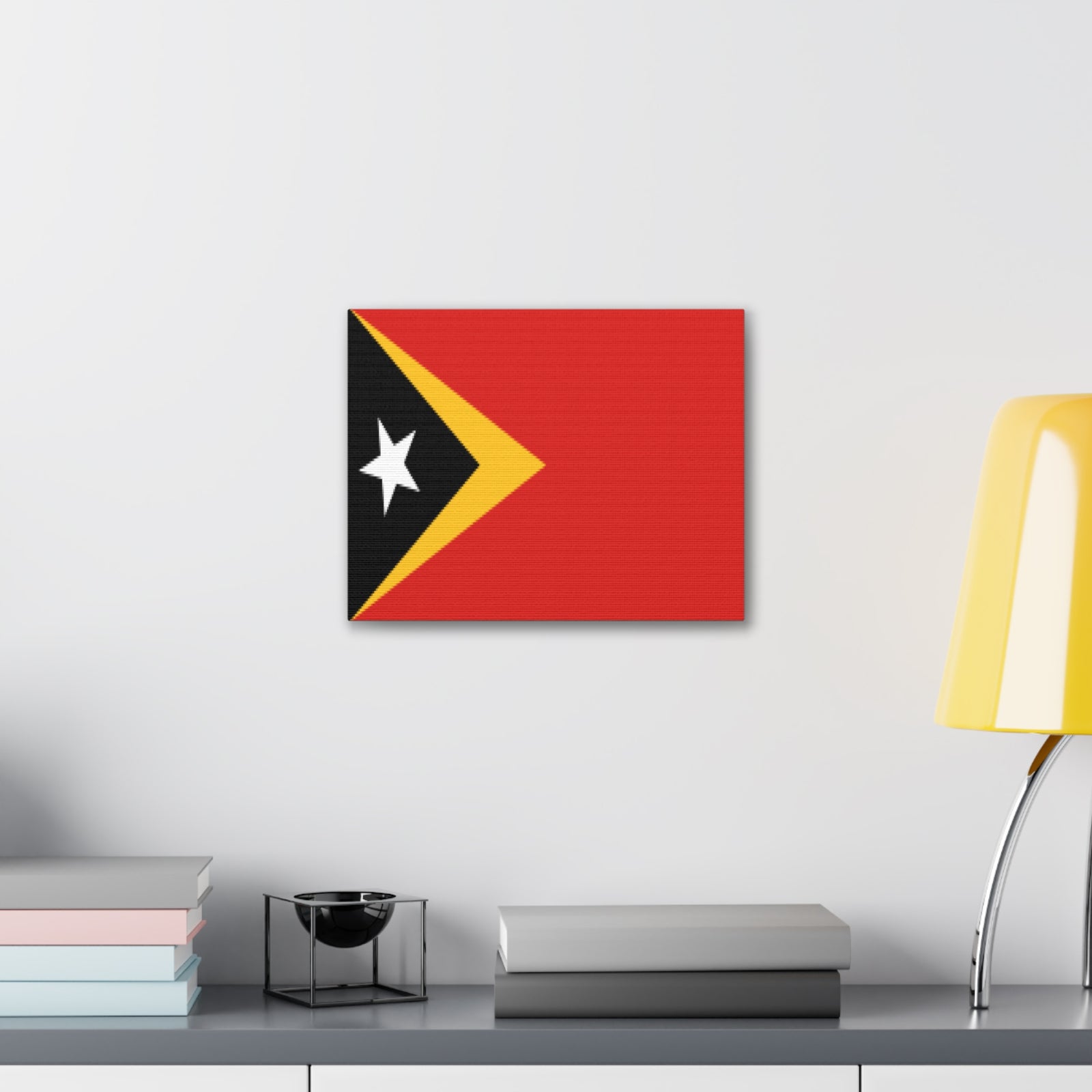 Timor-Leste Country Flag Canvas Vibrant Wall Art Unframed Home Decor-Express Your Love Gifts