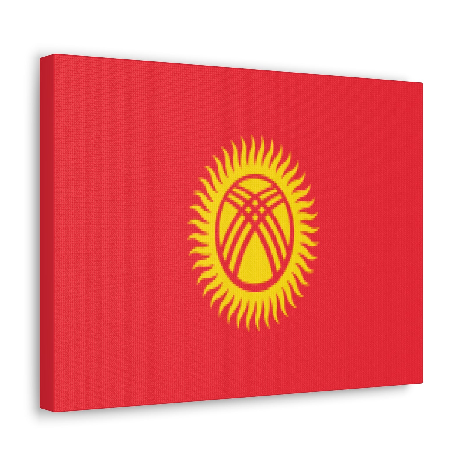 Kyrgyzstan Country Flag Canvas Vibrant Wall Art Unframed Home Decor-Express Your Love Gifts