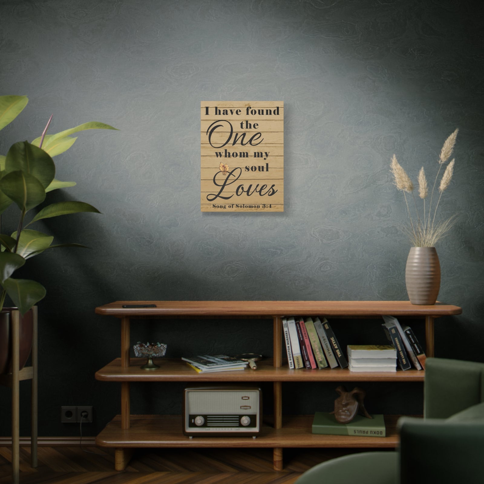 Scripture Walls Song of Solomon 3:4 Wood Christian Wall Art Print Ready to Hang Unframed-Express Your Love Gifts