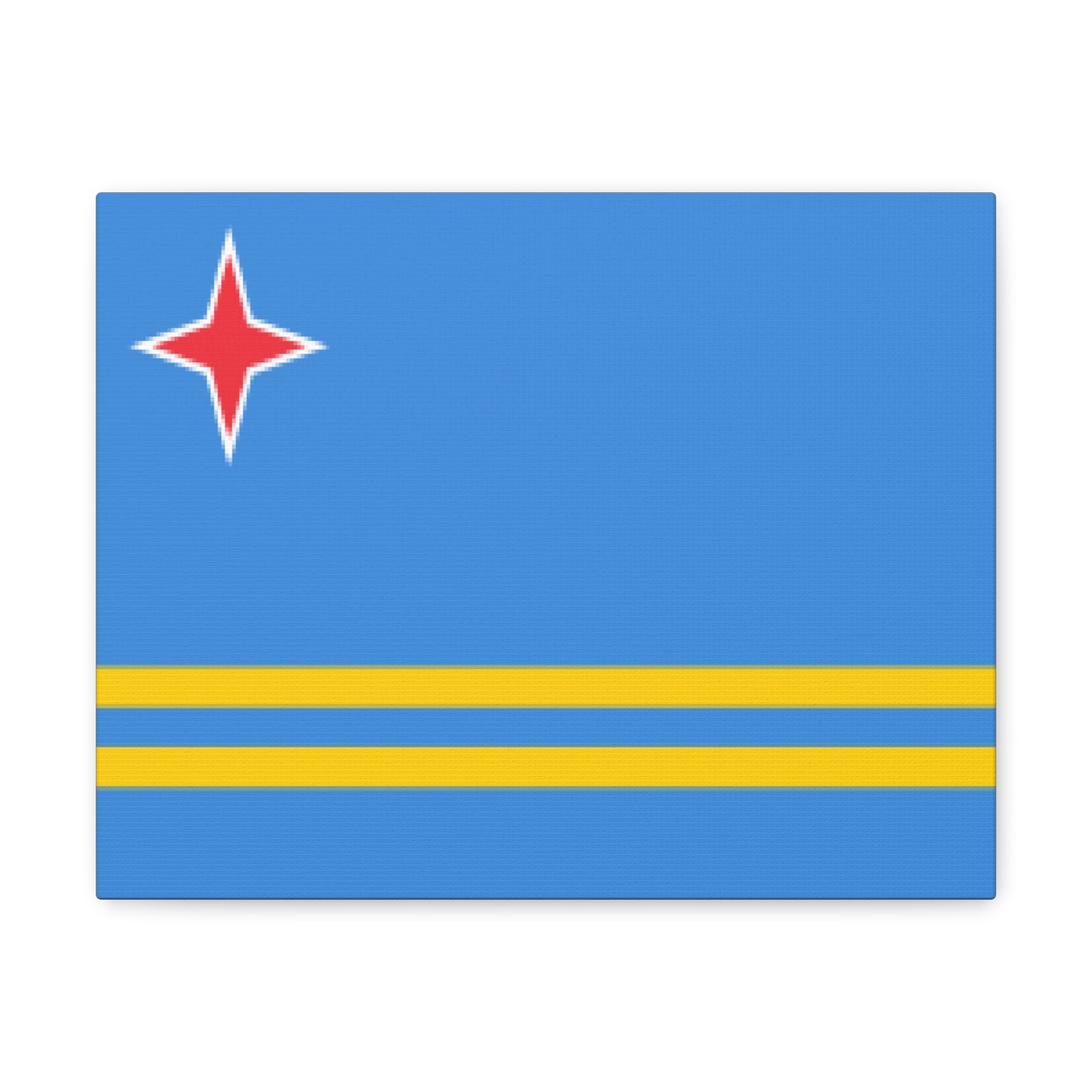 Aruba Country Flag Canvas Vibrant Wall Art Unframed Home Decor-Express Your Love Gifts
