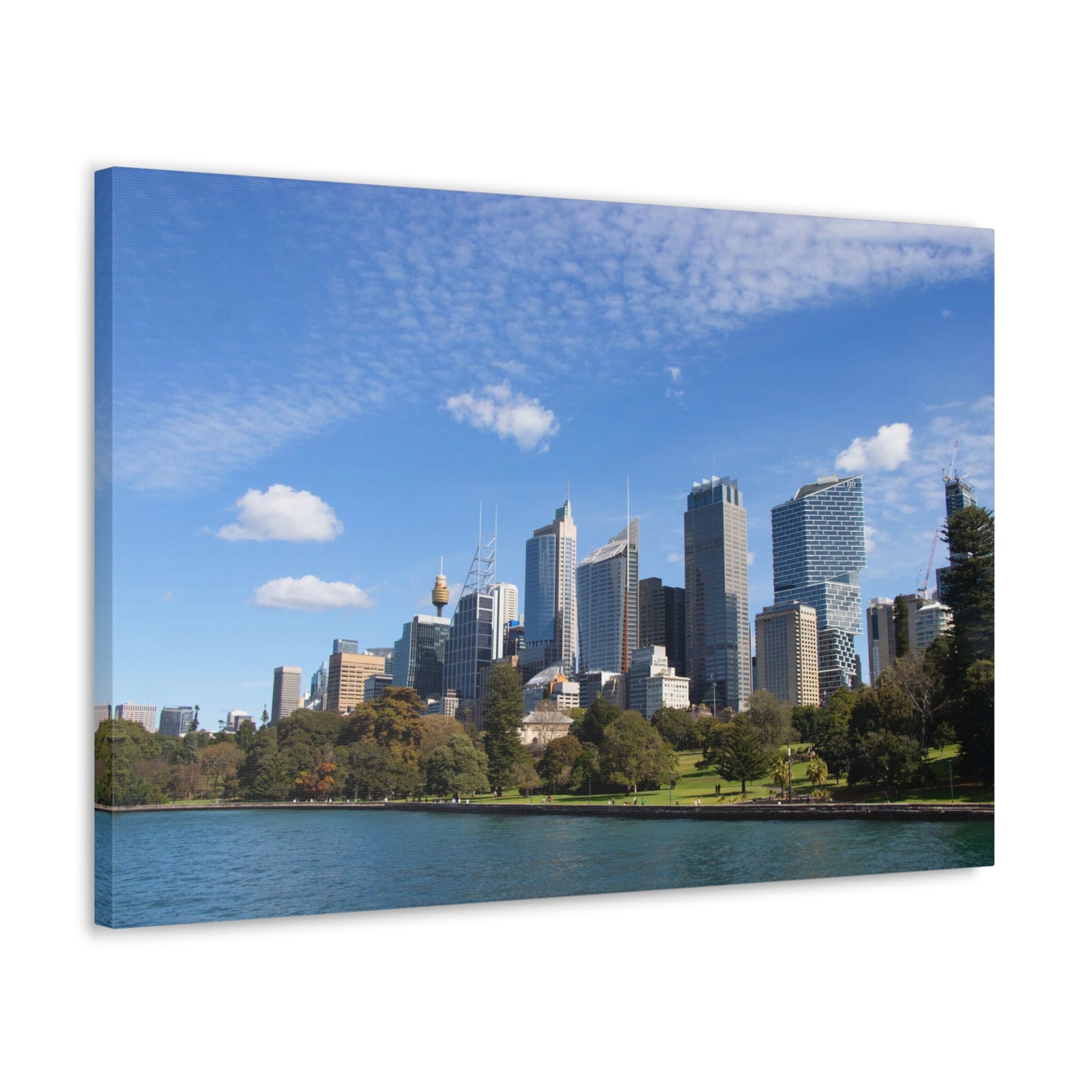Sydney Daytime Skyline Canvas Artwork High-Quality Breathtaking Stunning Cityscape for Home Decor Ready to Hang-Express Your Love Gifts