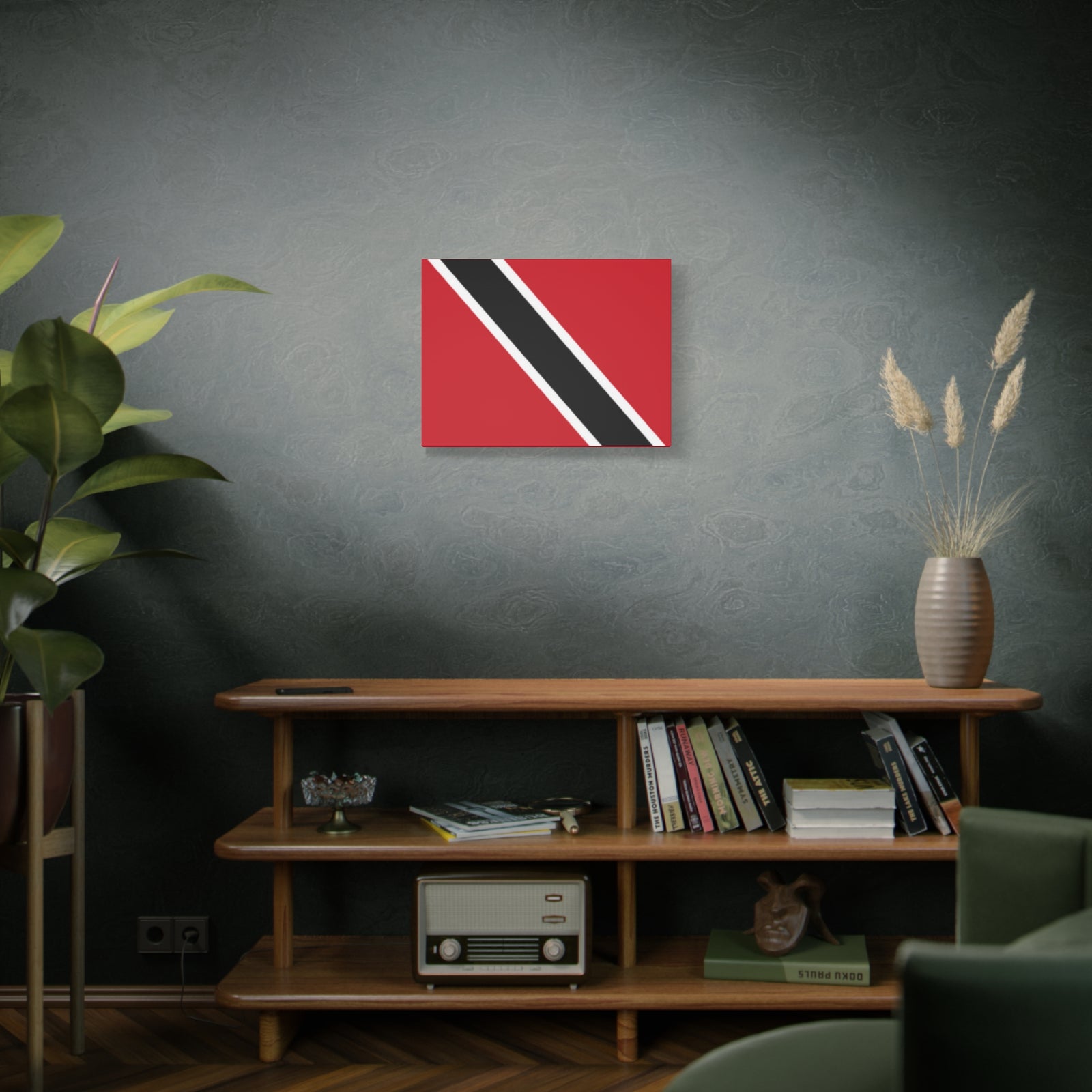 Trinidad and Tobago Country Flag Canvas Vibrant Wall Art Unframed Home Decor-Express Your Love Gifts