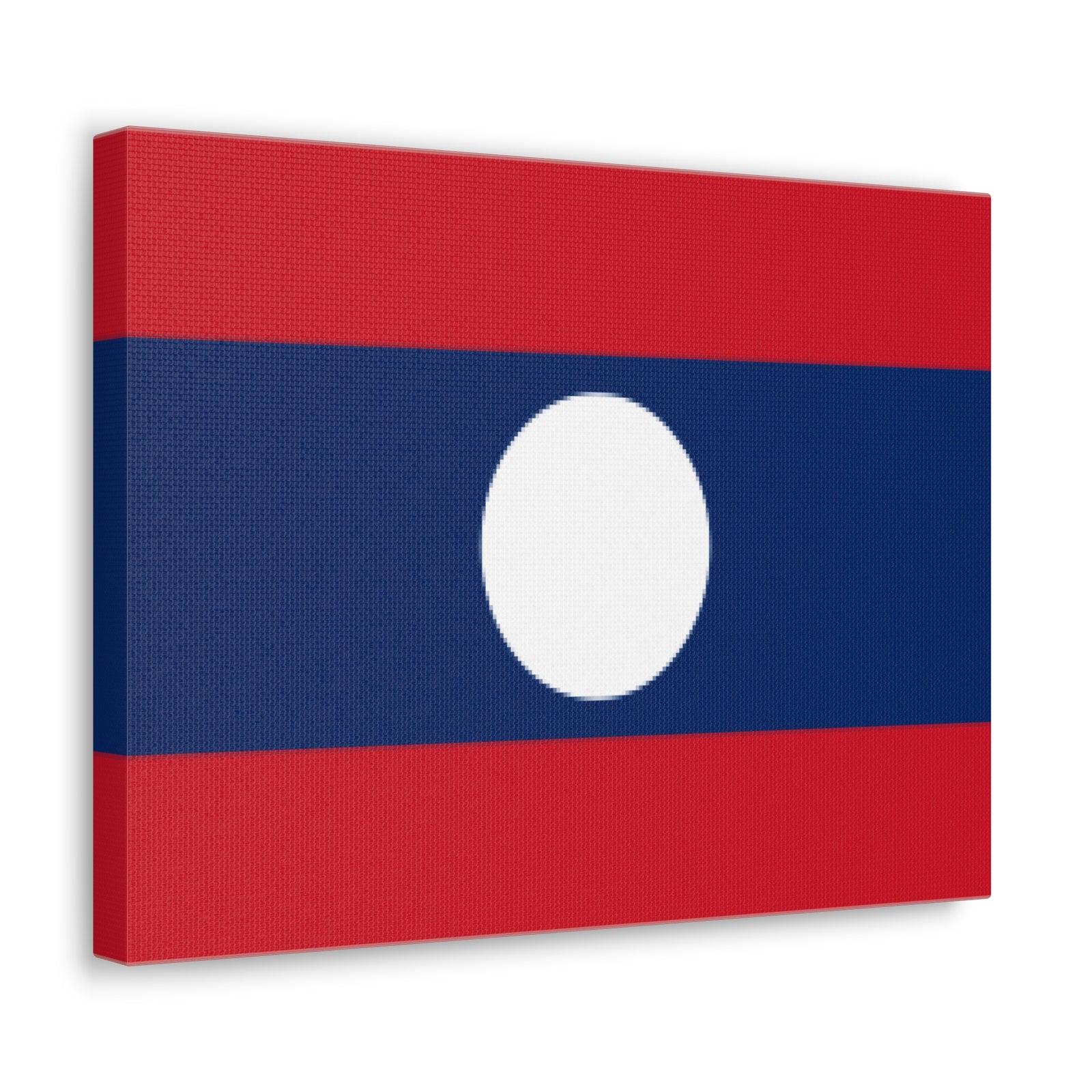 Laos Country Flag Canvas Vibrant Wall Art Unframed Home Decor-Express Your Love Gifts