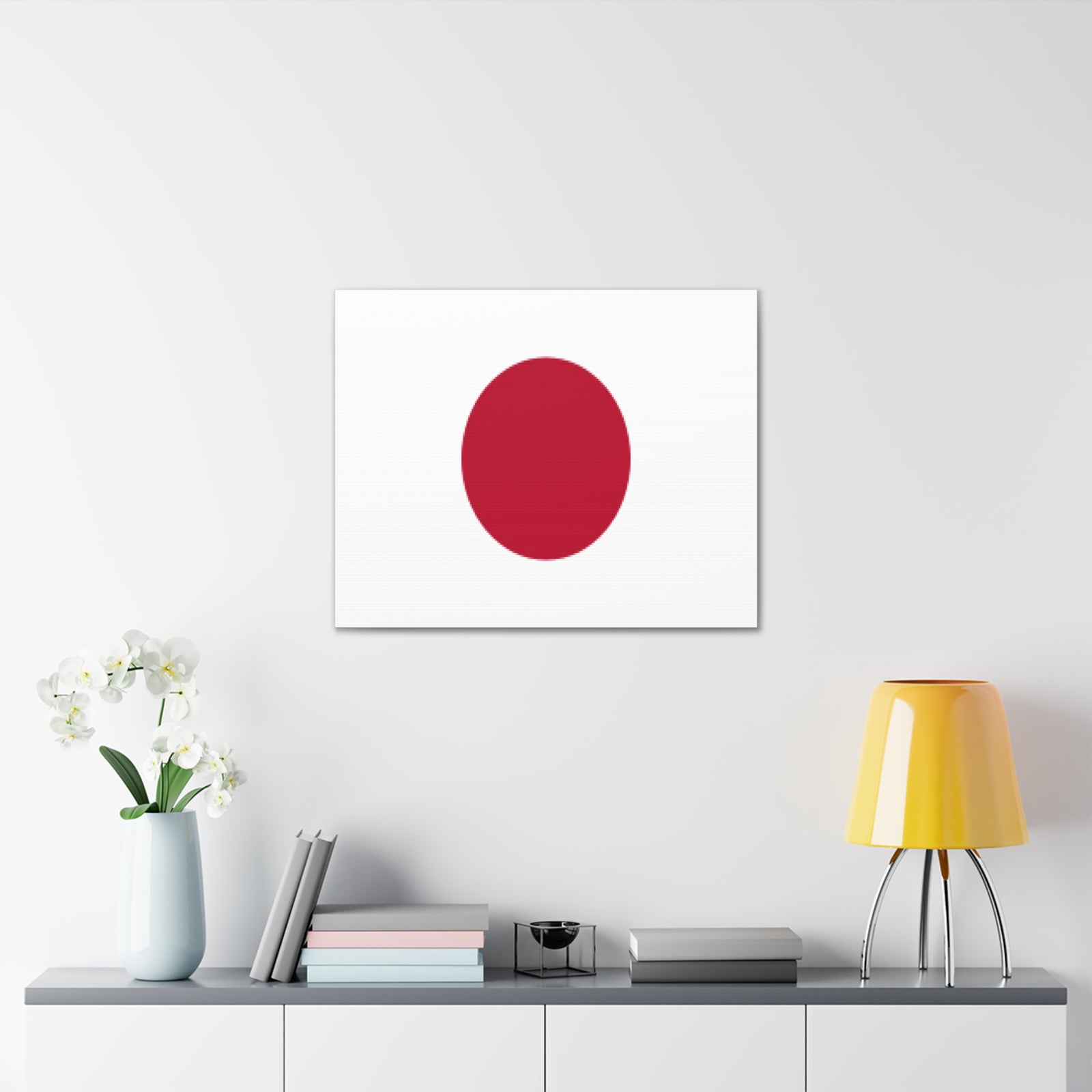 Japan Country Flag Canvas Vibrant Wall Art Unframed Home Decor-Express Your Love Gifts